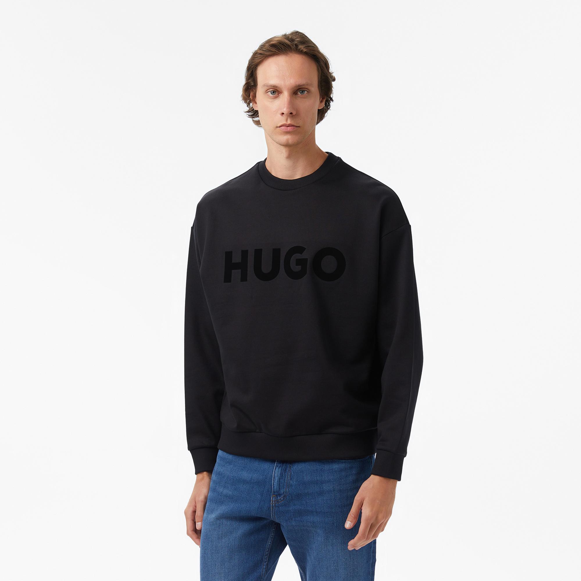 Hugo Dinex Erkek Siyah Sweatshirt