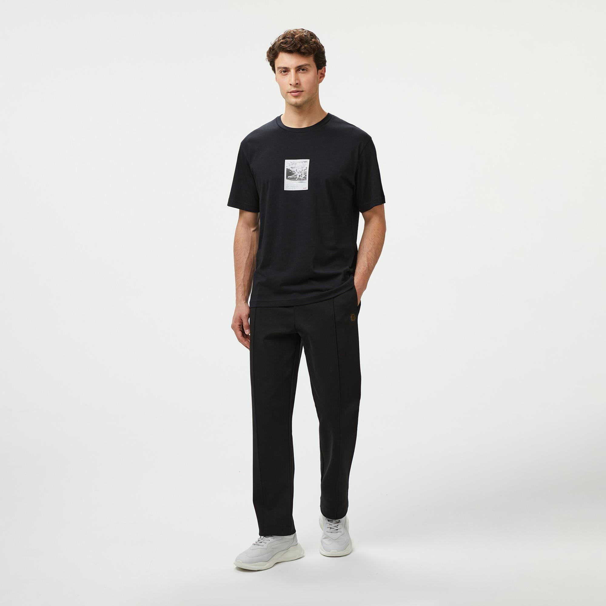 Hugo Darthy Erkek Siyah T-Shirt