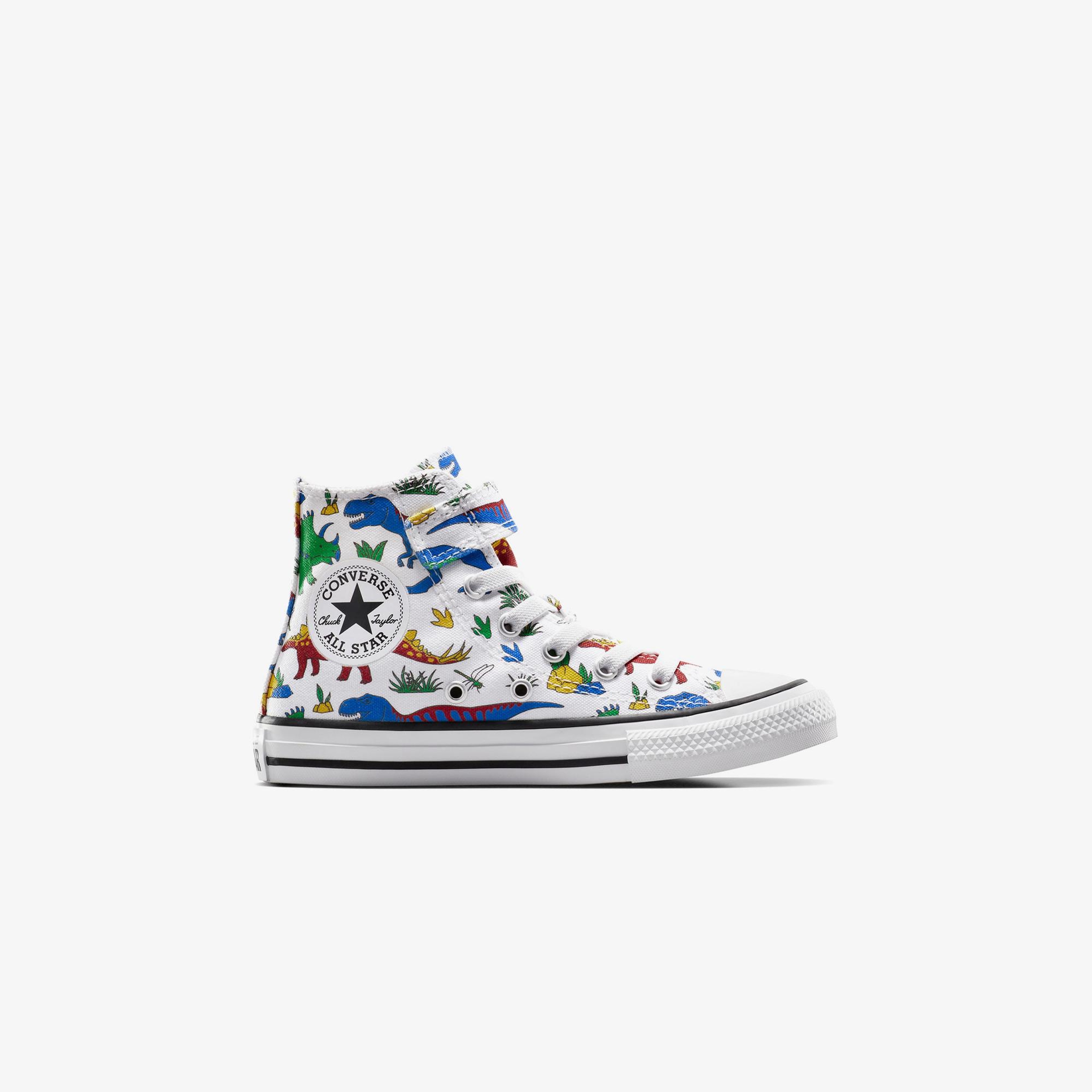 Converse Chuck Taylor All Star Dino Party Easy On Çocuk Beyaz/Kırmızı Sneaker