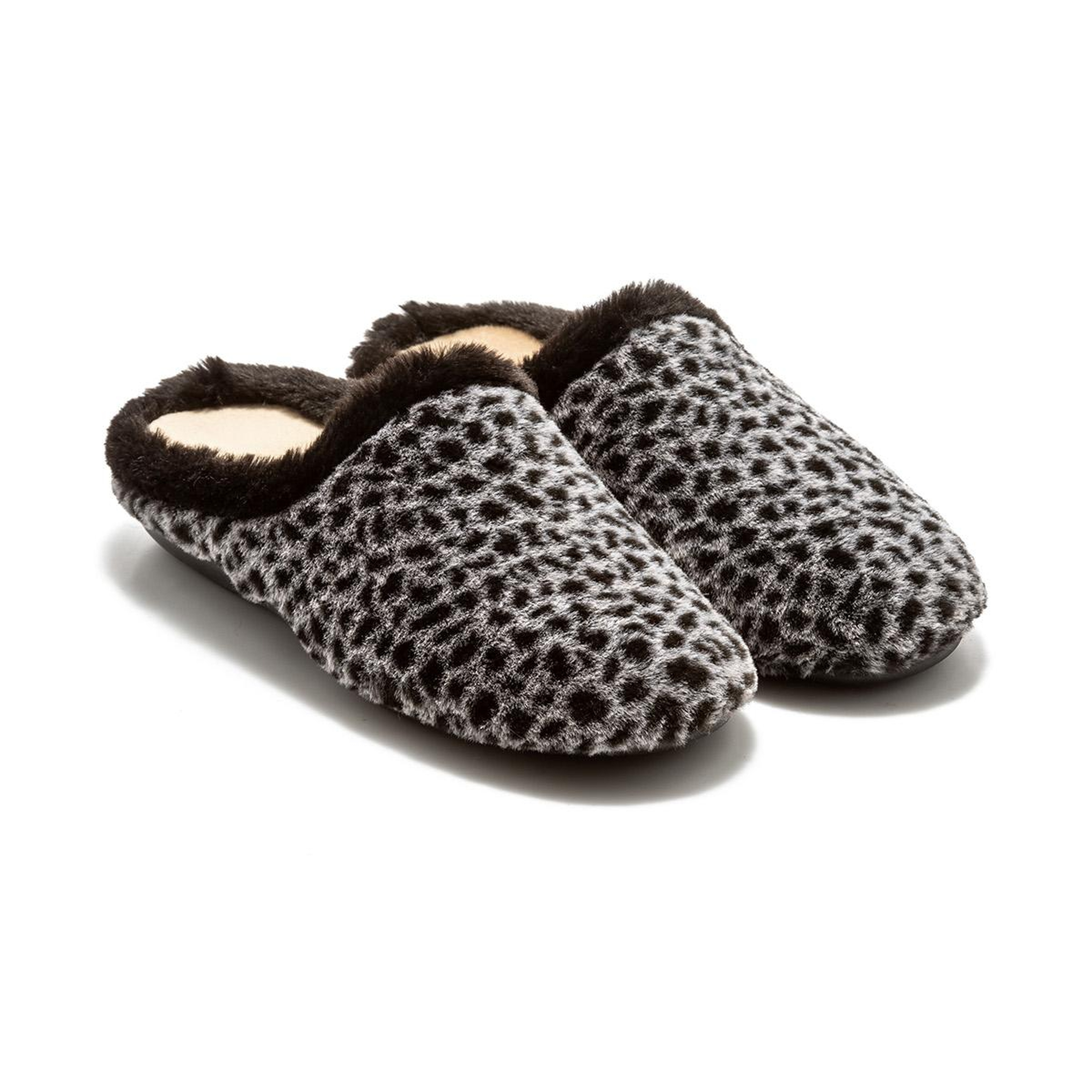 Leopar Kadın Ev Terliği Siyah 36/41