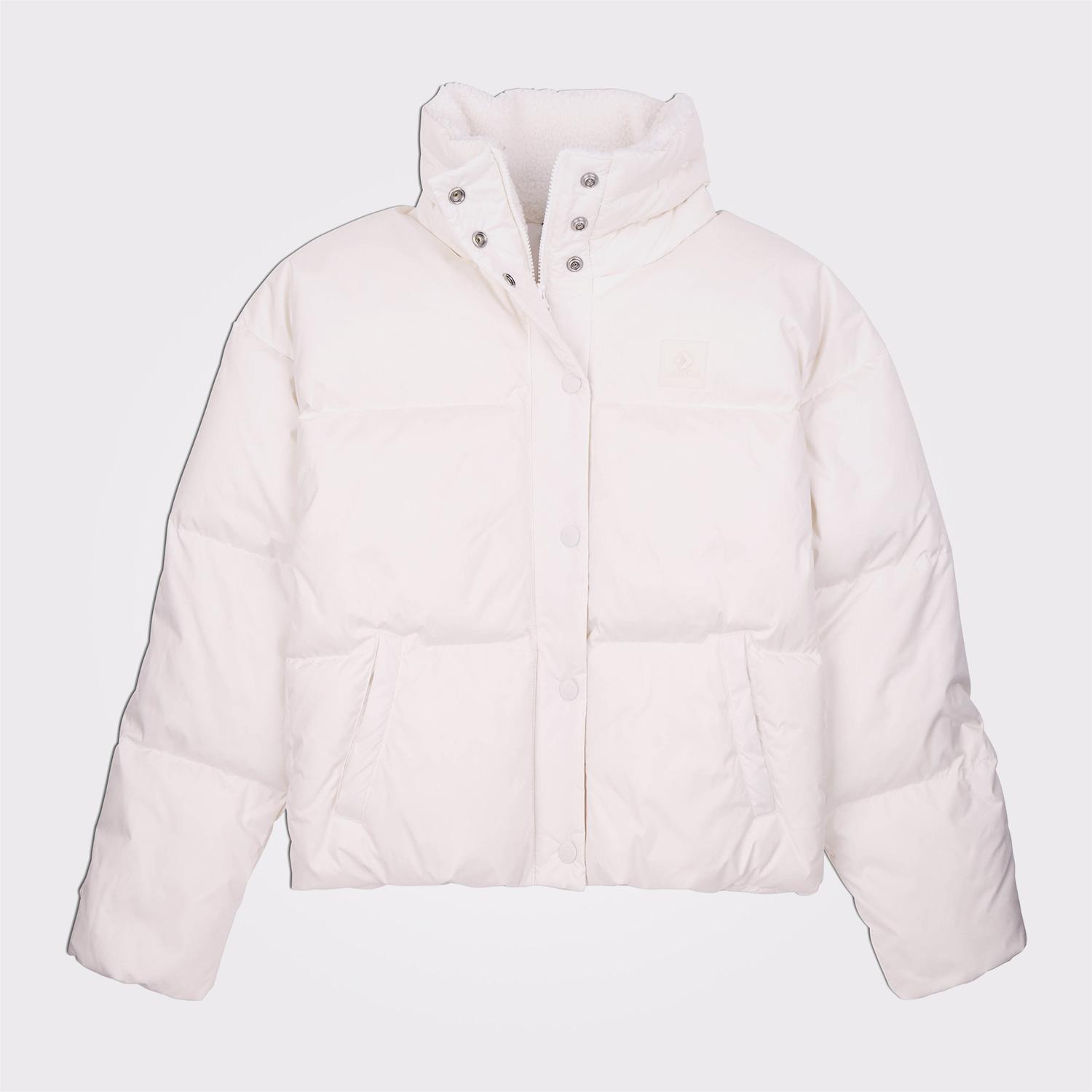 Converse Down Puffer Kadın Beyaz Mont