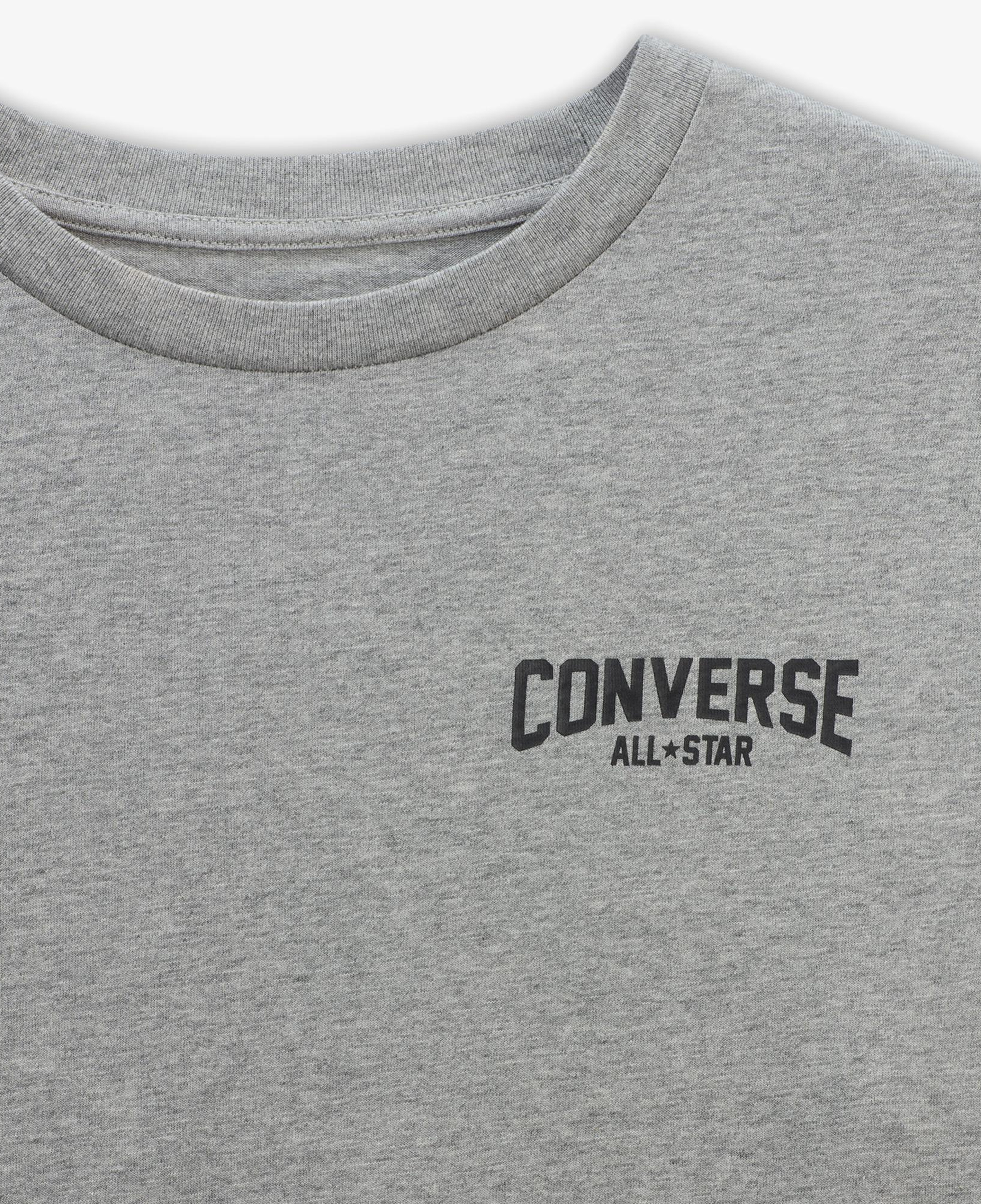 Converse Erkek Baskılı Gri T-Shirt