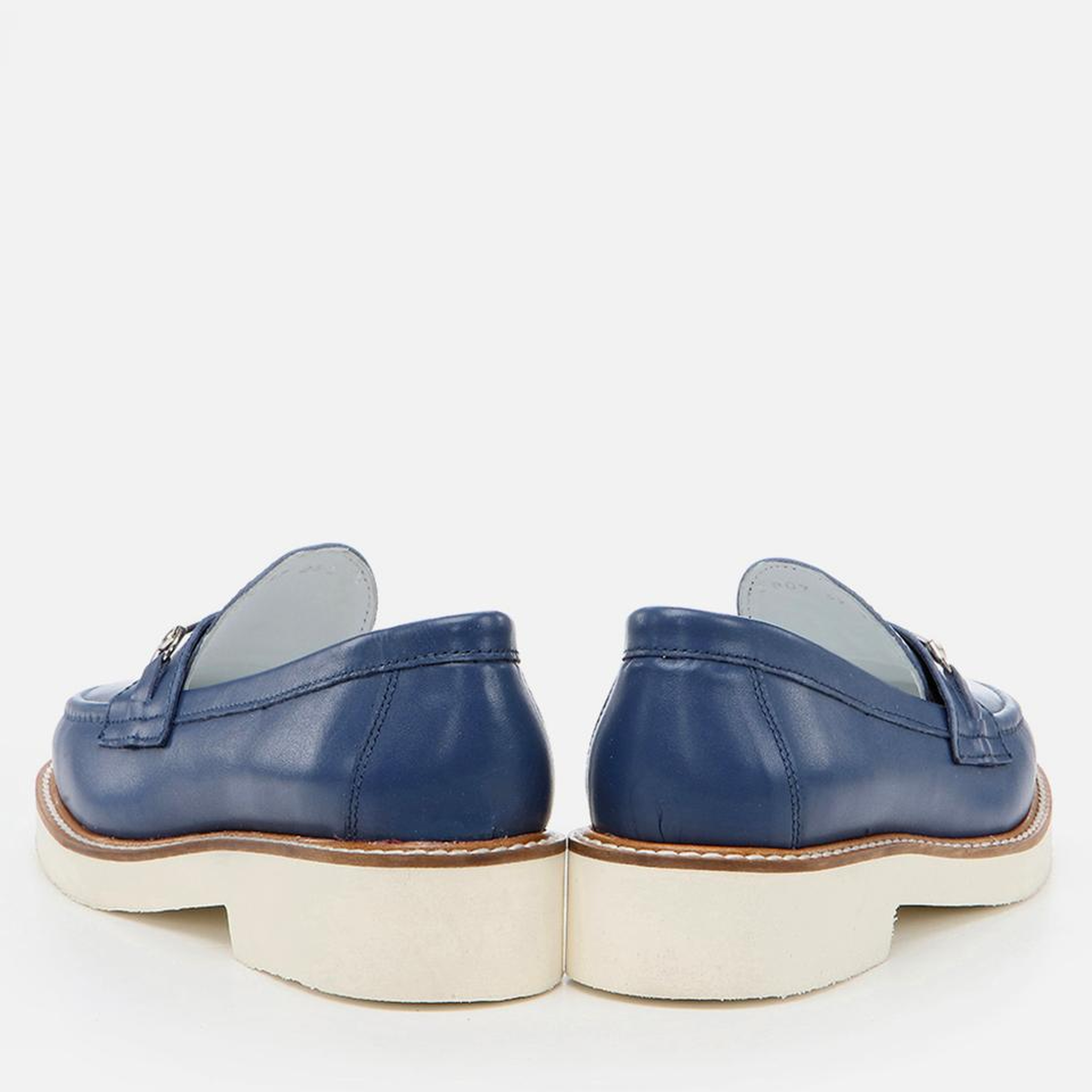 Kadın Deri Lacivert Loafer