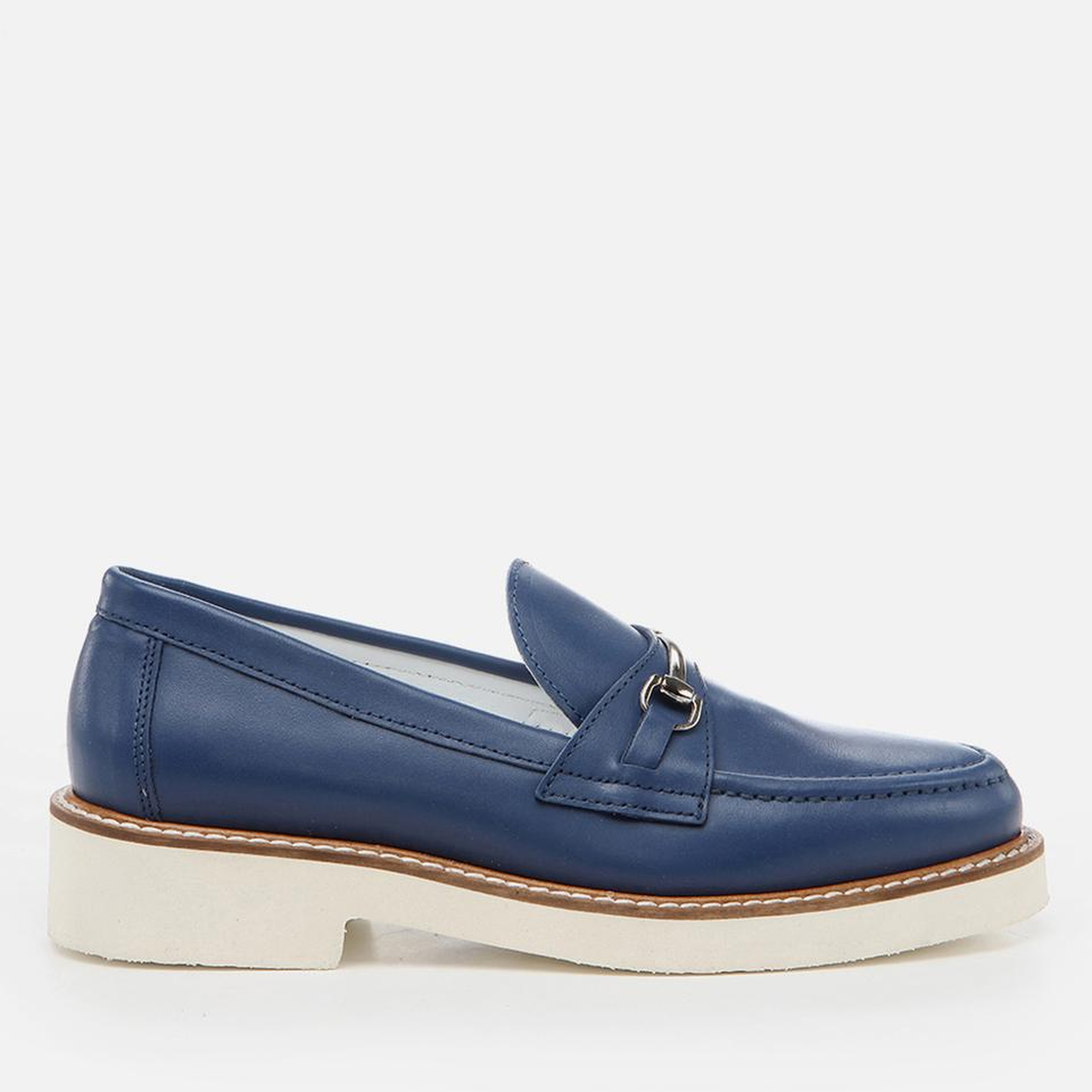 Kadın Deri Lacivert Loafer