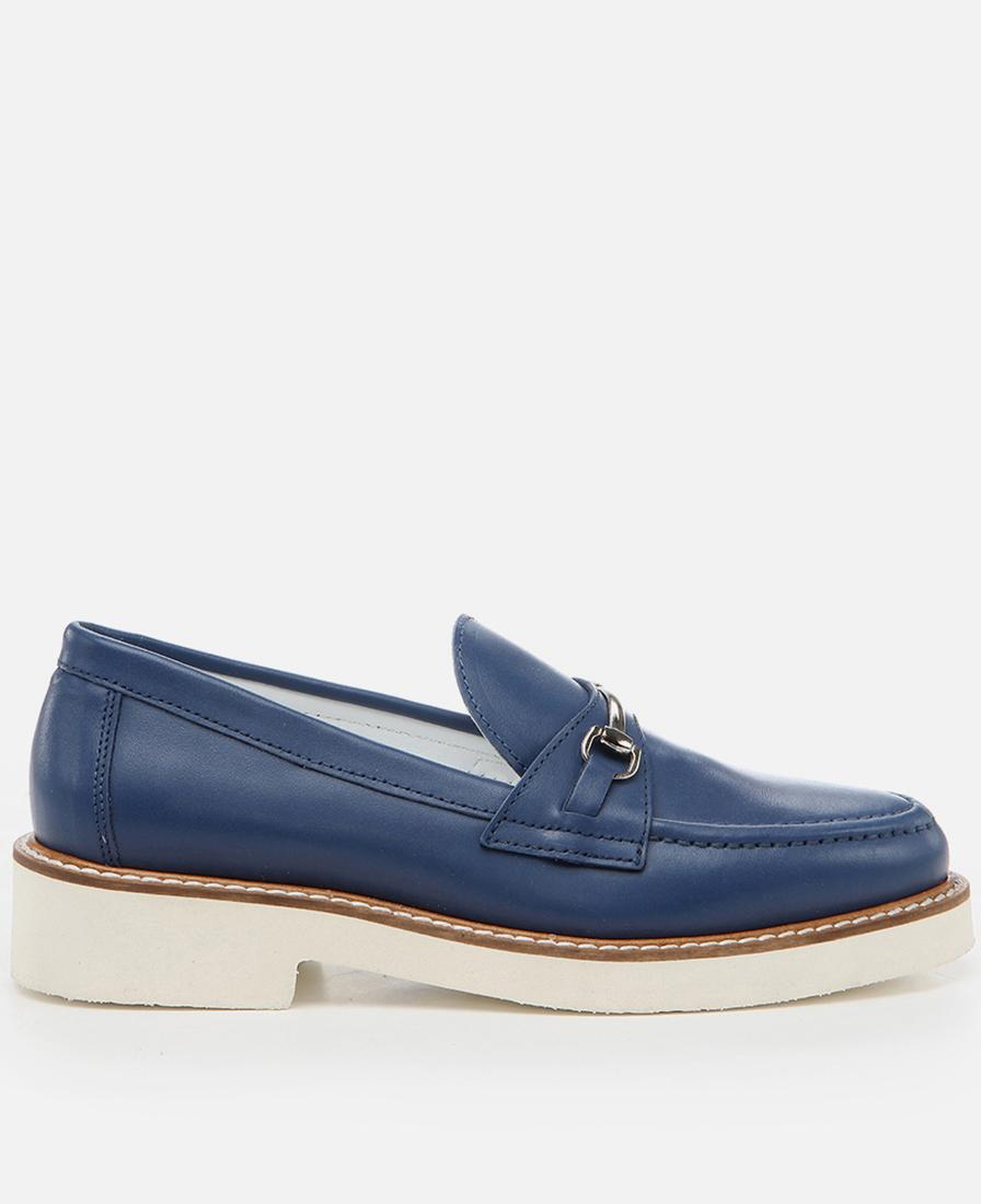 Kadın Deri Lacivert Loafer