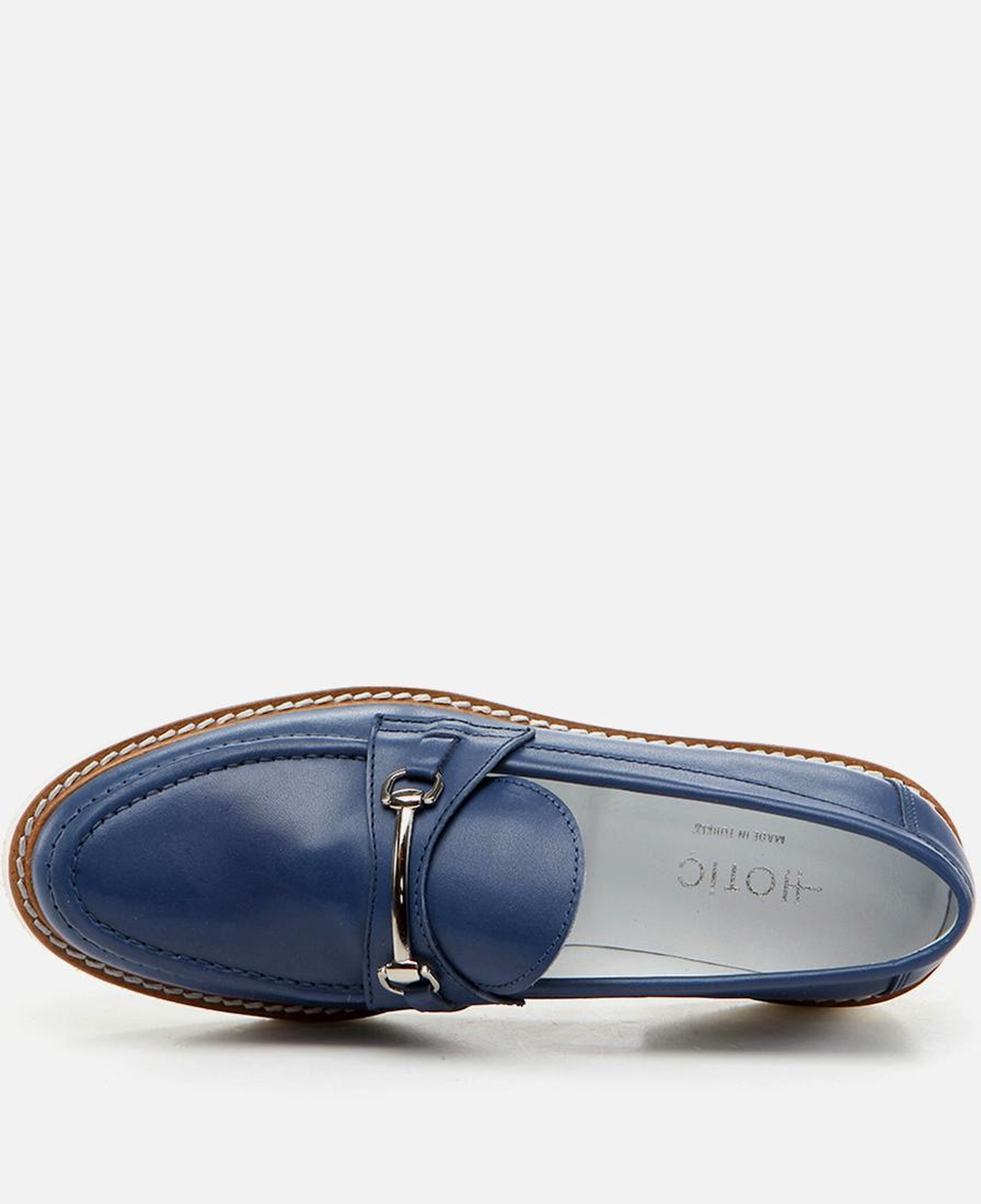 Kadın Deri Lacivert Loafer