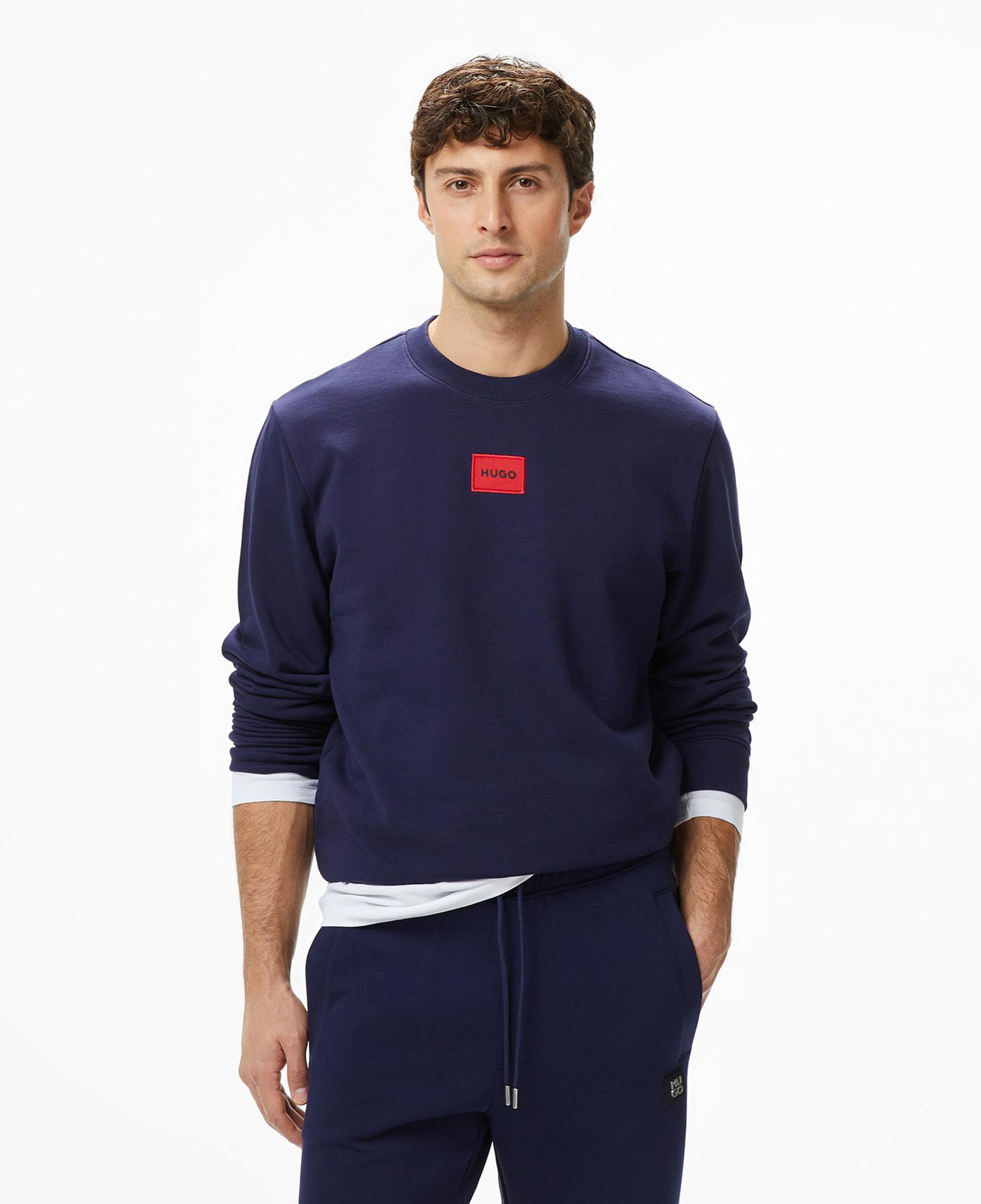 Hugo Diragol 212 Erkek Lacivert Sweatshirt