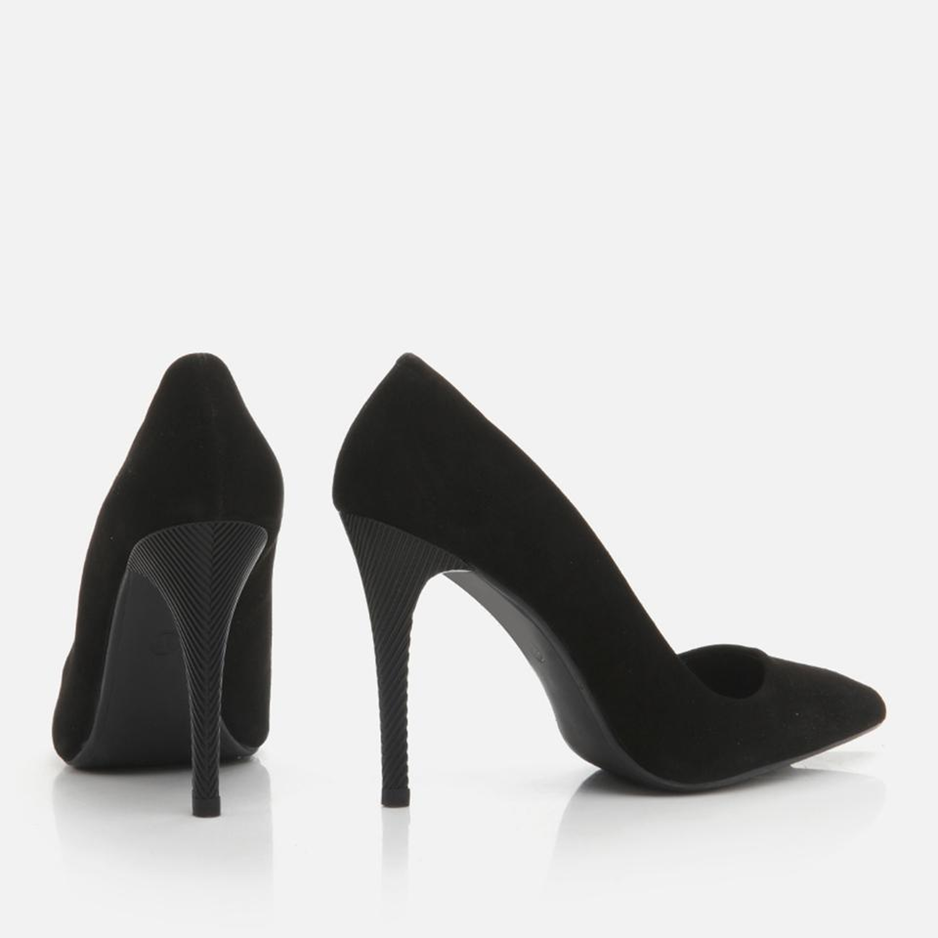 Kadın Deri Siyah Stiletto