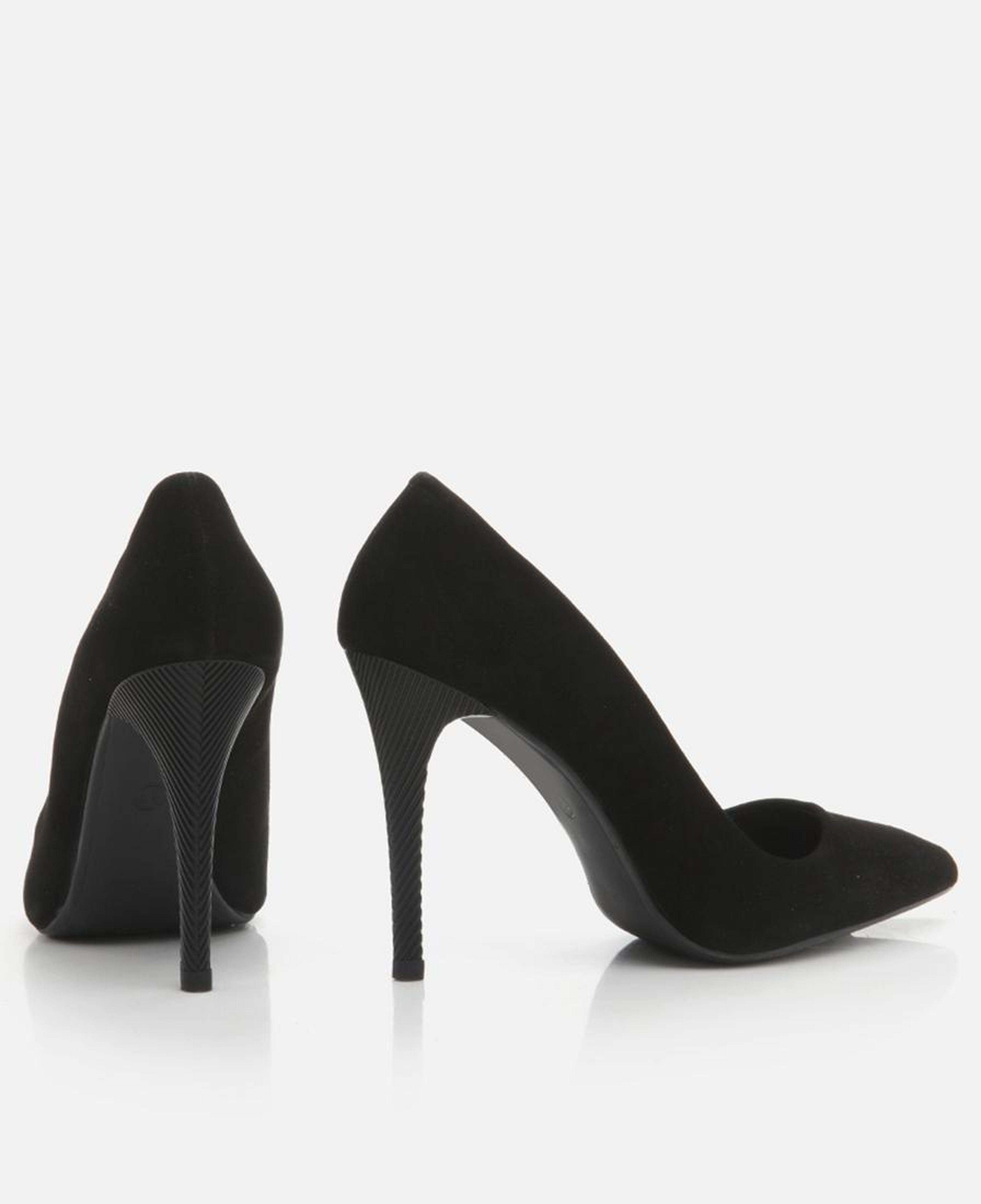 Kadın Deri Siyah Stiletto