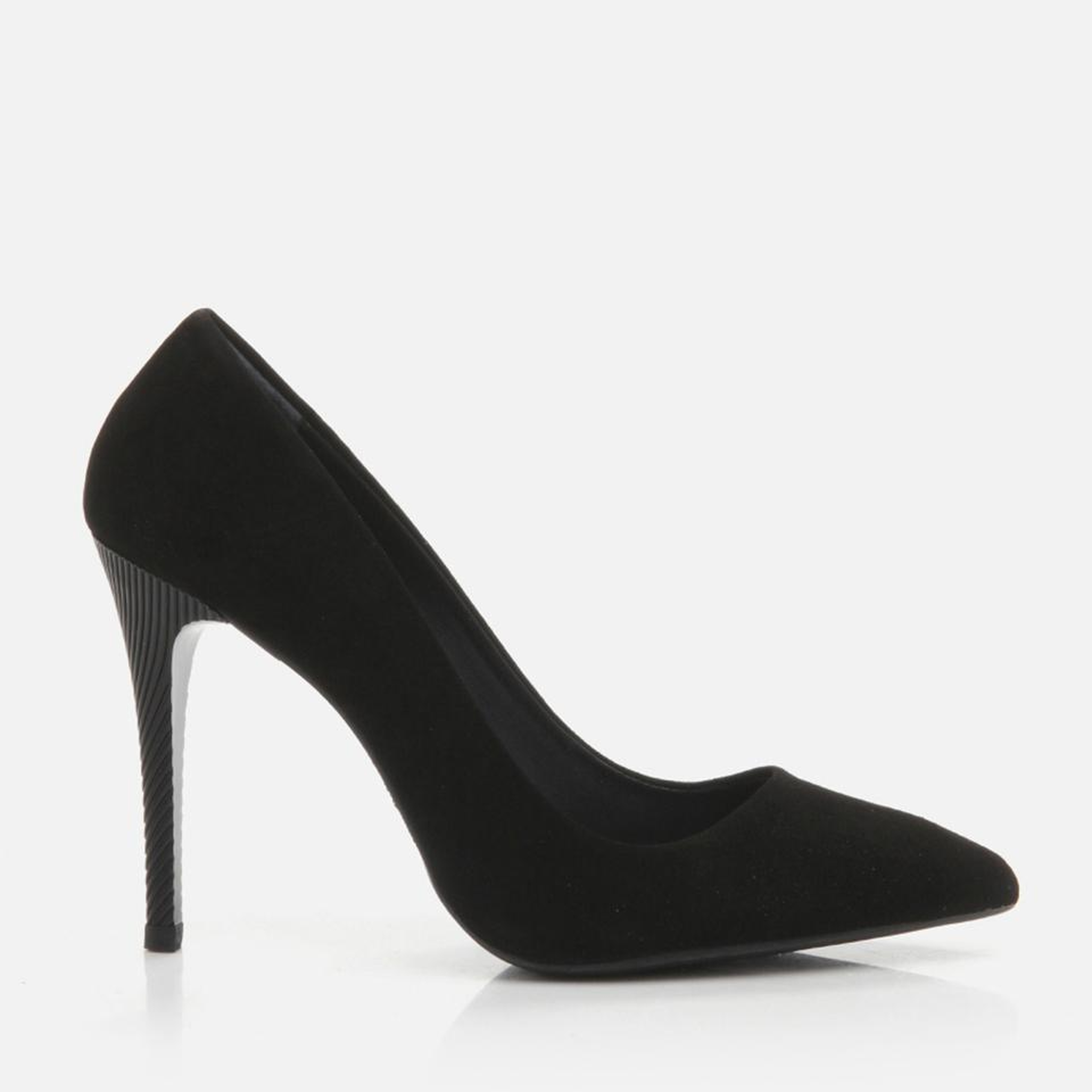 Kadın Deri Siyah Stiletto
