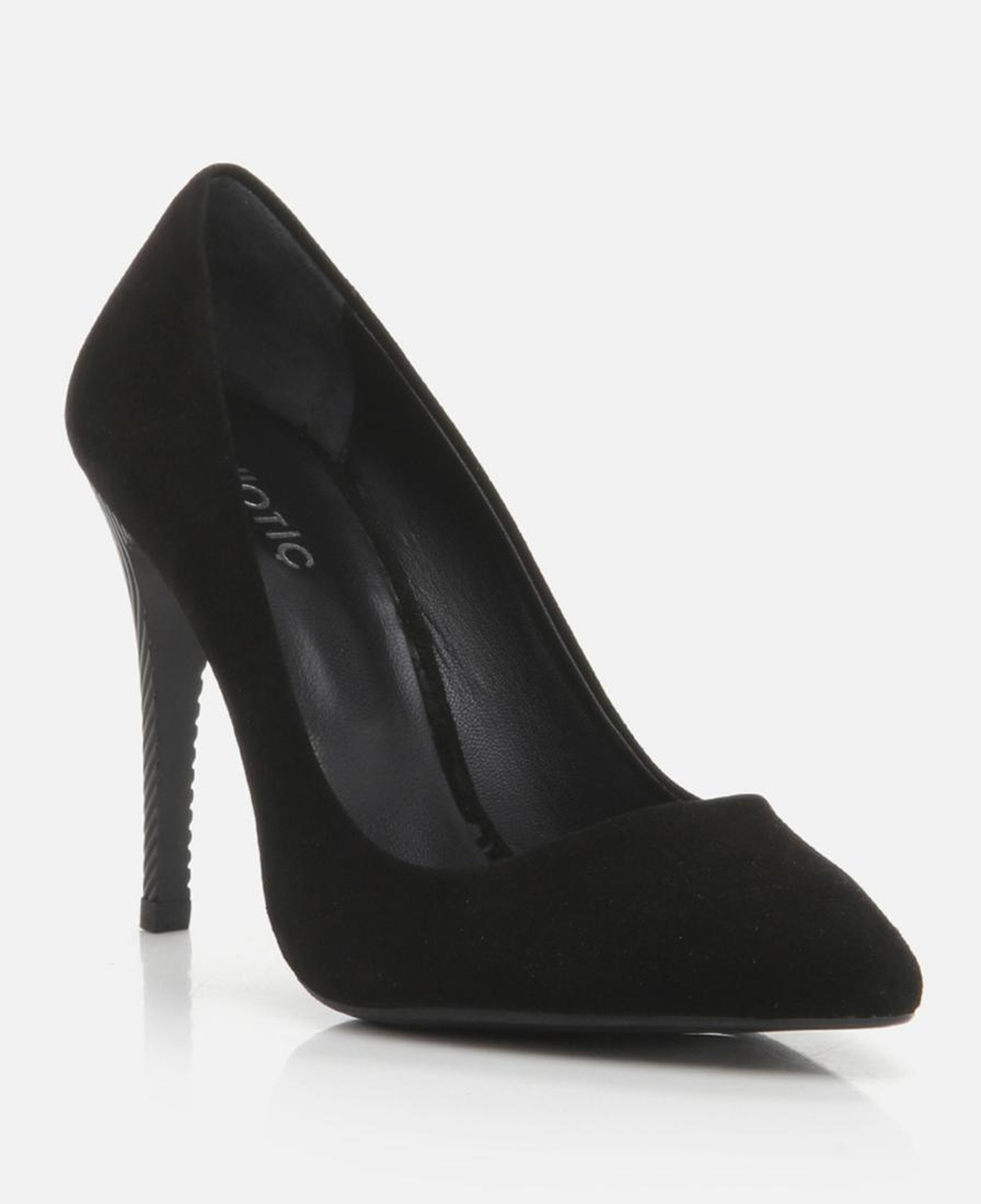 Kadın Deri Siyah Stiletto
