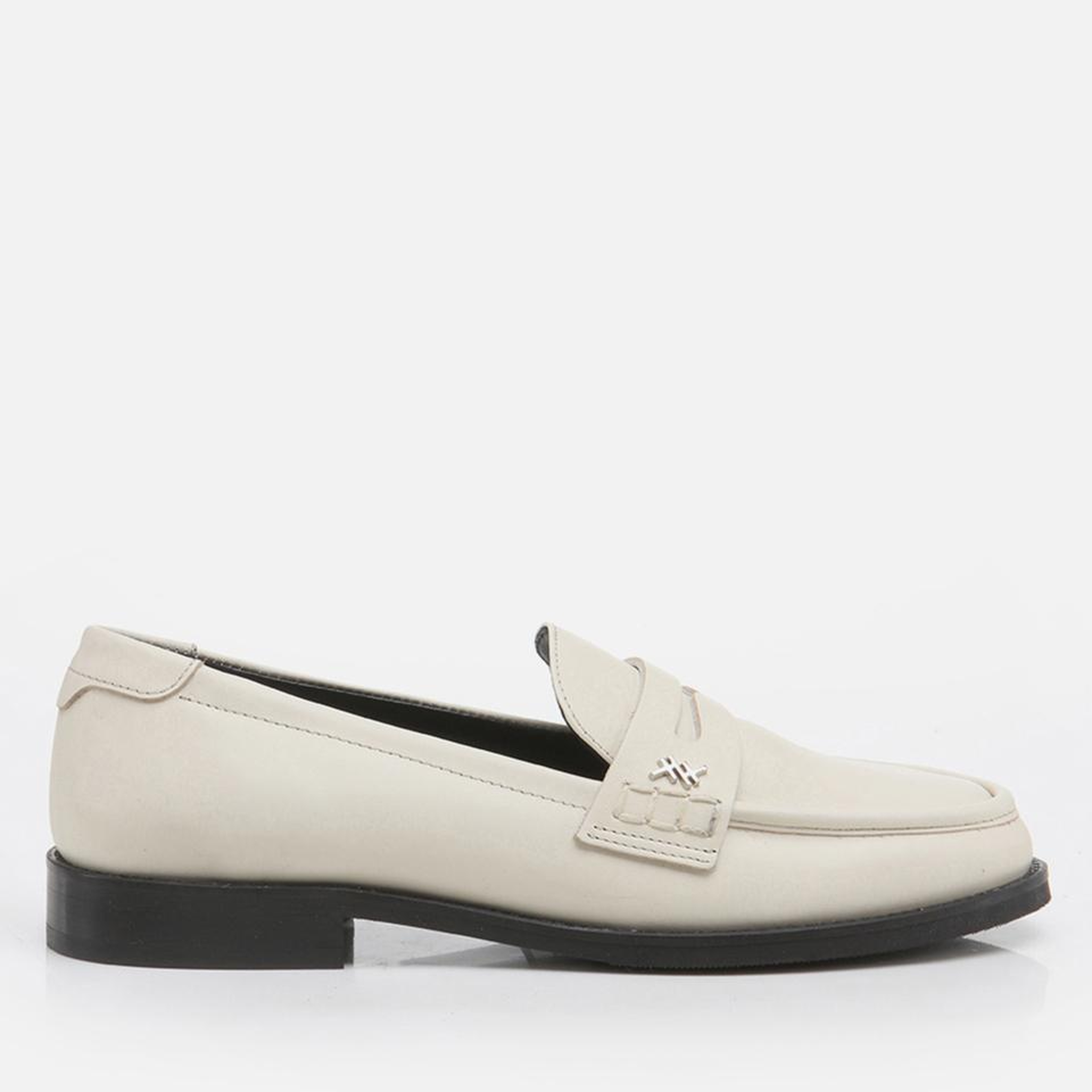 Kadın Deri Ekru Loafer