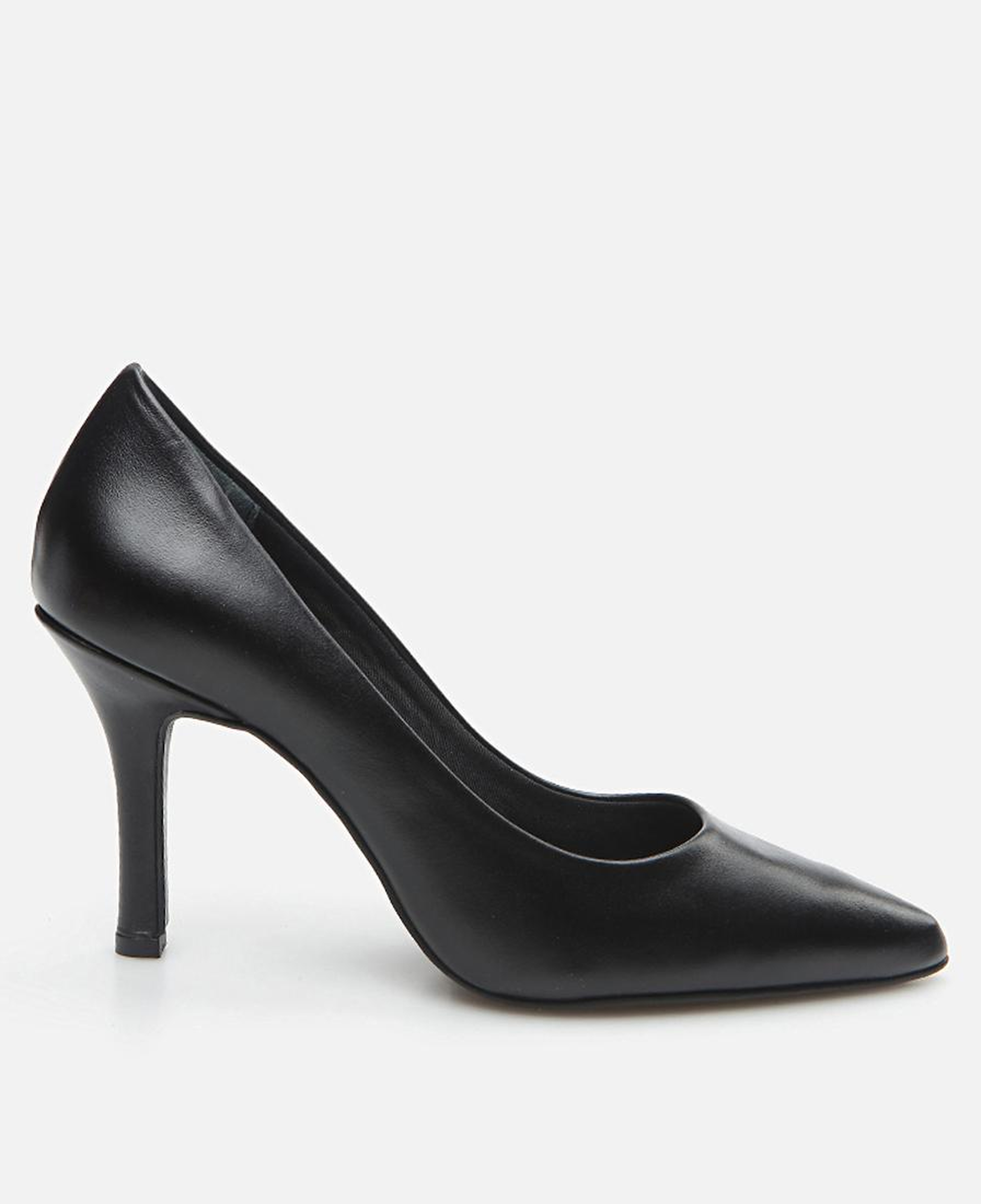 Kadın Deri Siyah Stiletto