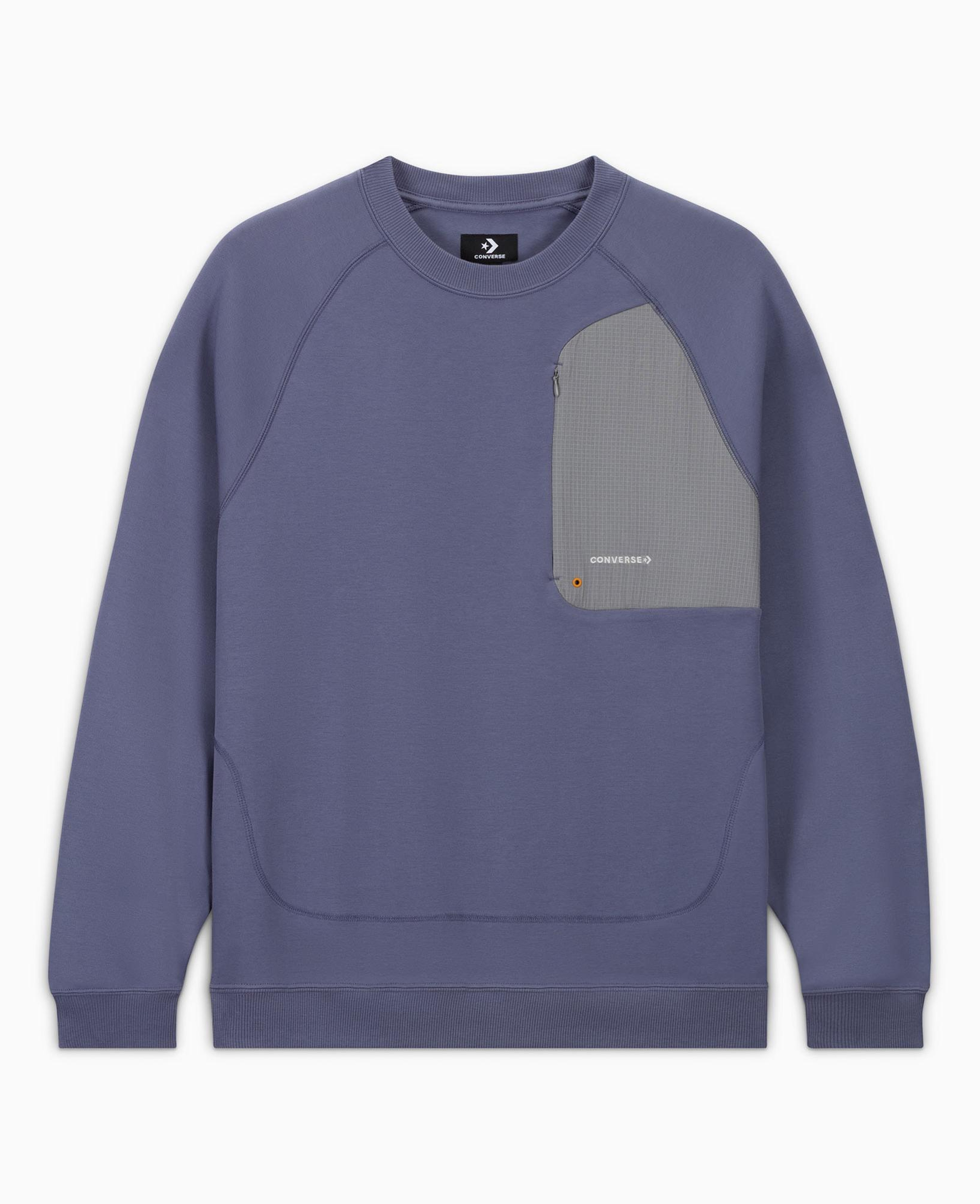 Converse Erkek Loose Fit Mor Sweatshirt