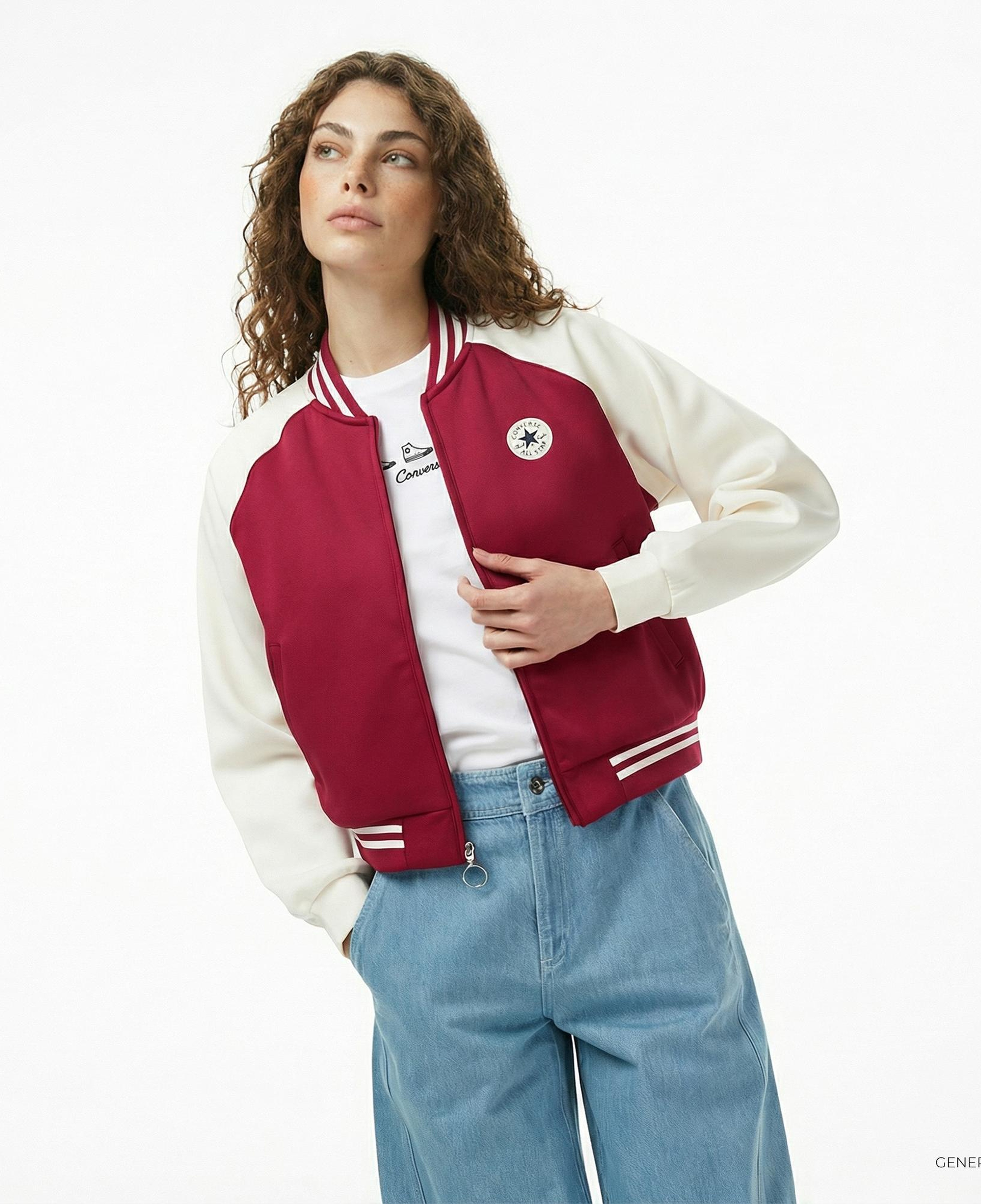 Converse Unisex Bordo Ceket