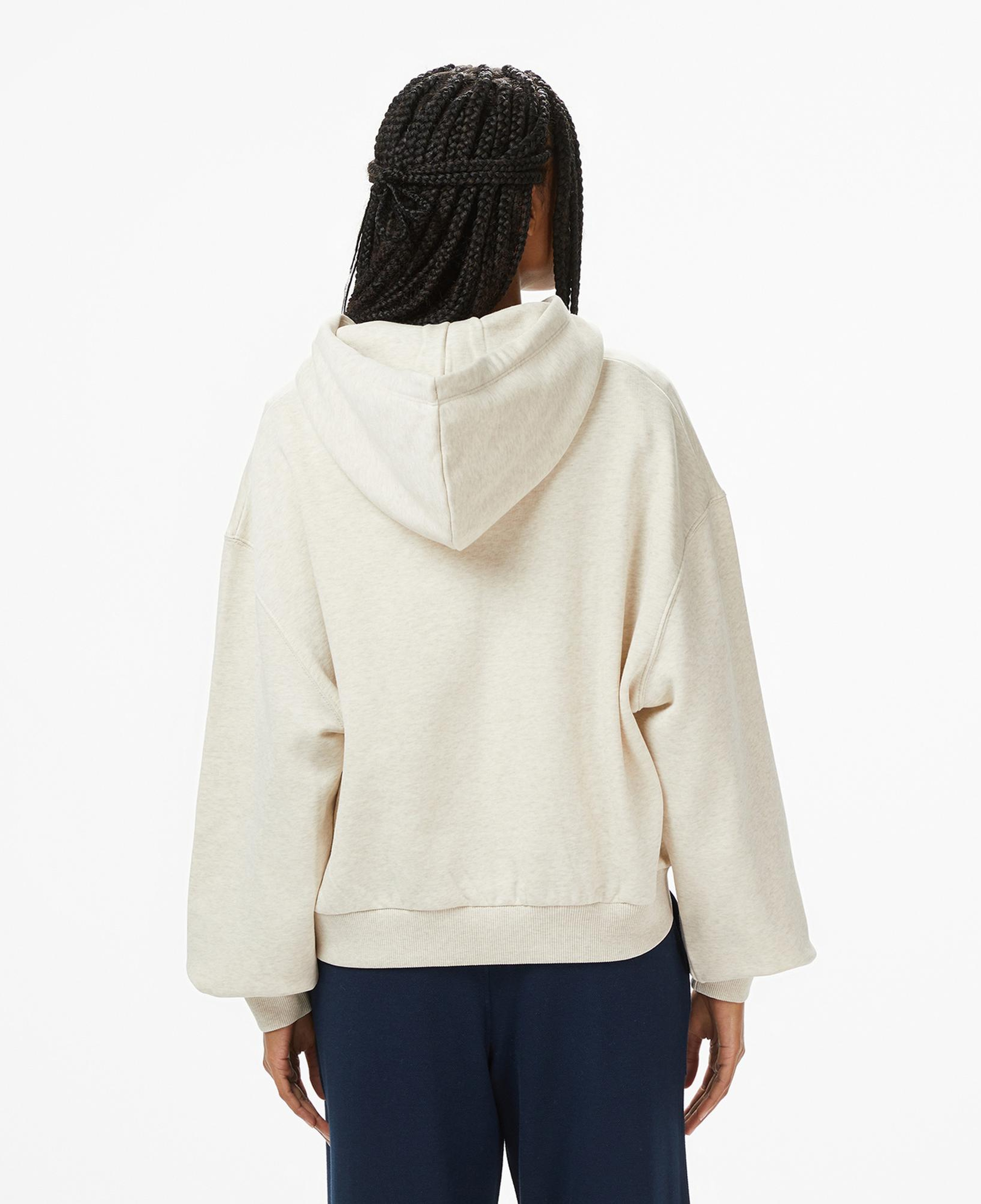 Tommy Hilfiger Classic Script Kadın Bej Hoodie