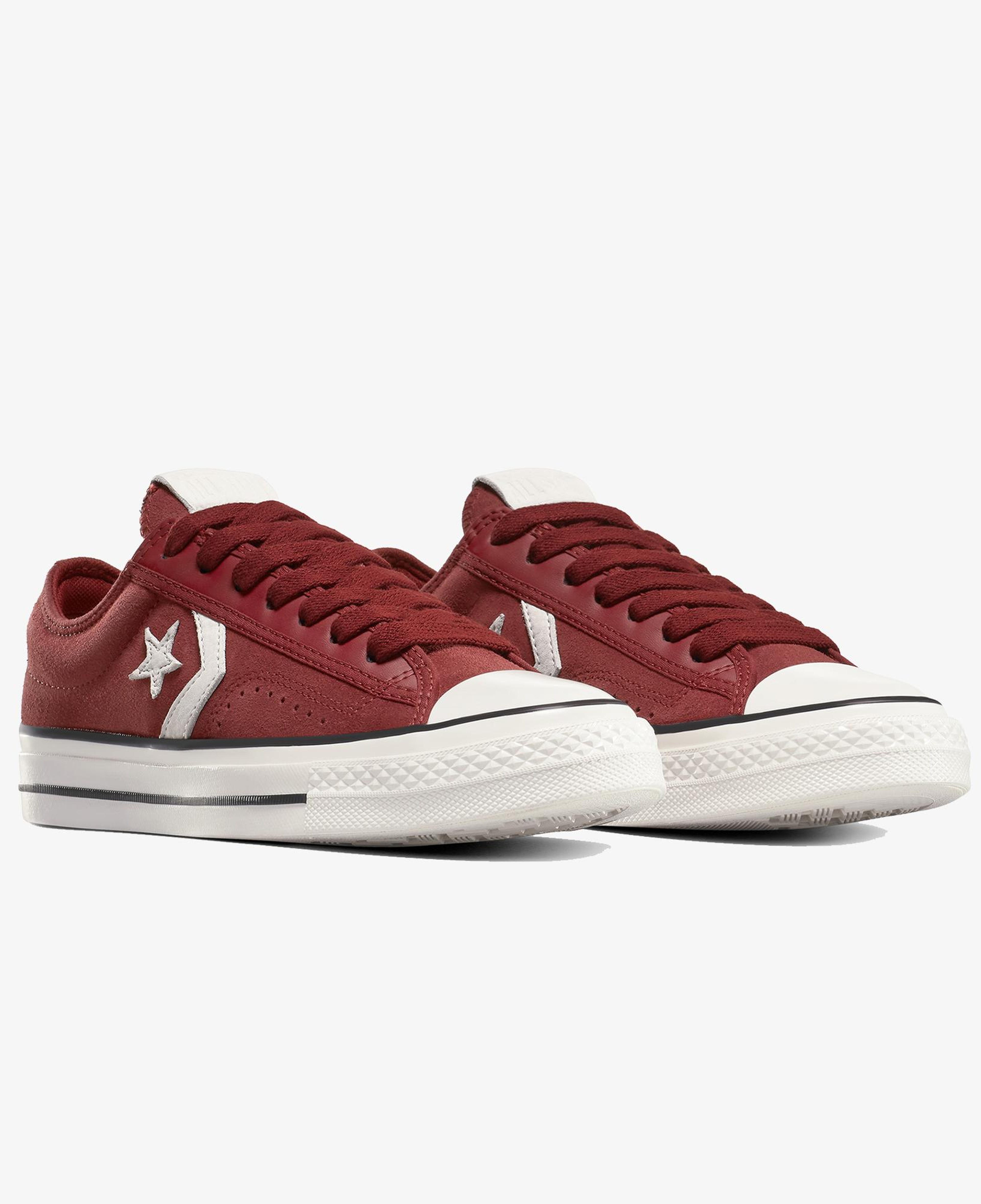 Converse Star Player 76 Suede Unisex Bordo Sneaker