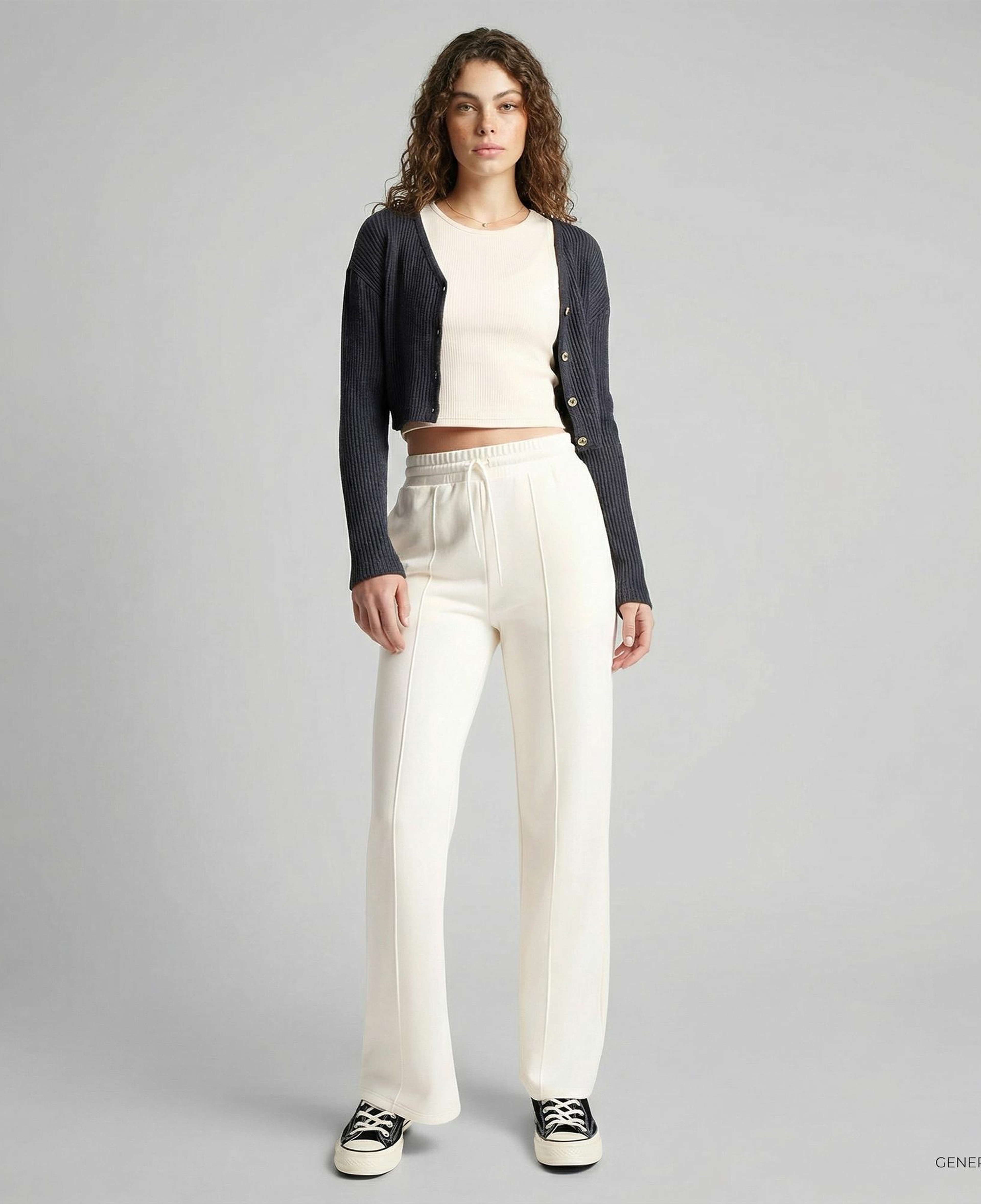 Converse Kadın Beyaz Eşofman Altı