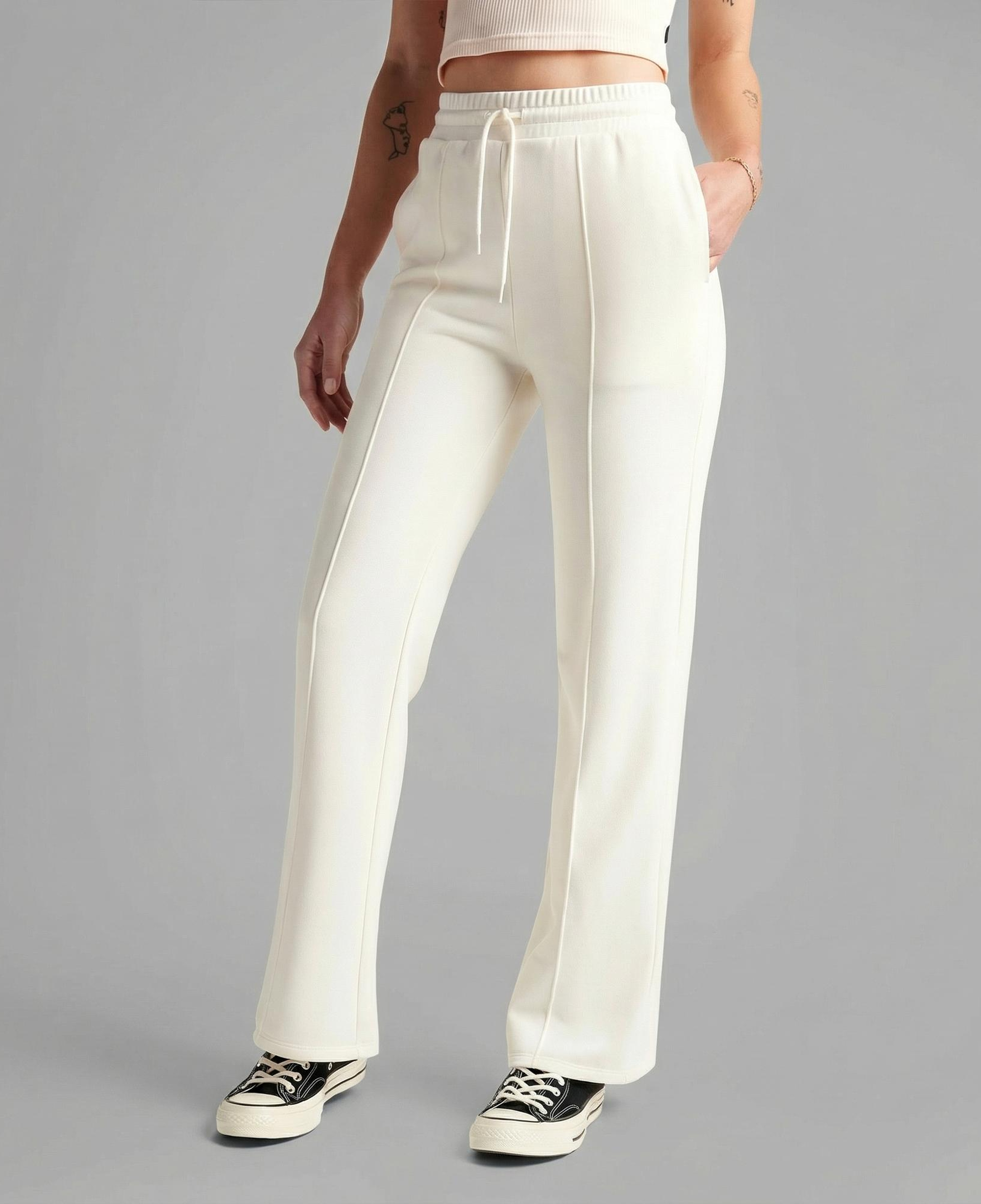 Converse Kadın Beyaz Eşofman Altı