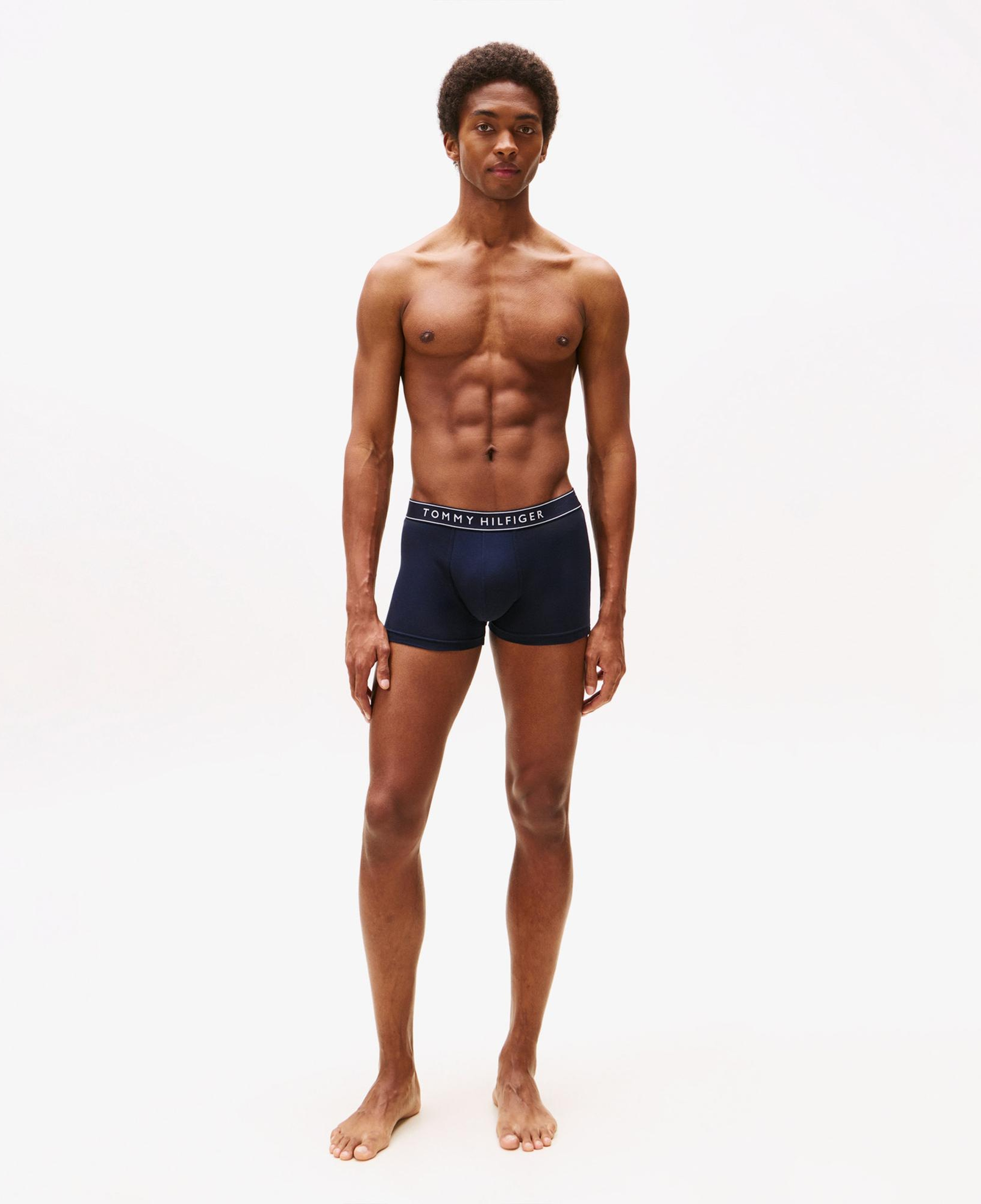 Tommy Hilfiger Trunk Erkek 3'lü Lacivert Boxer