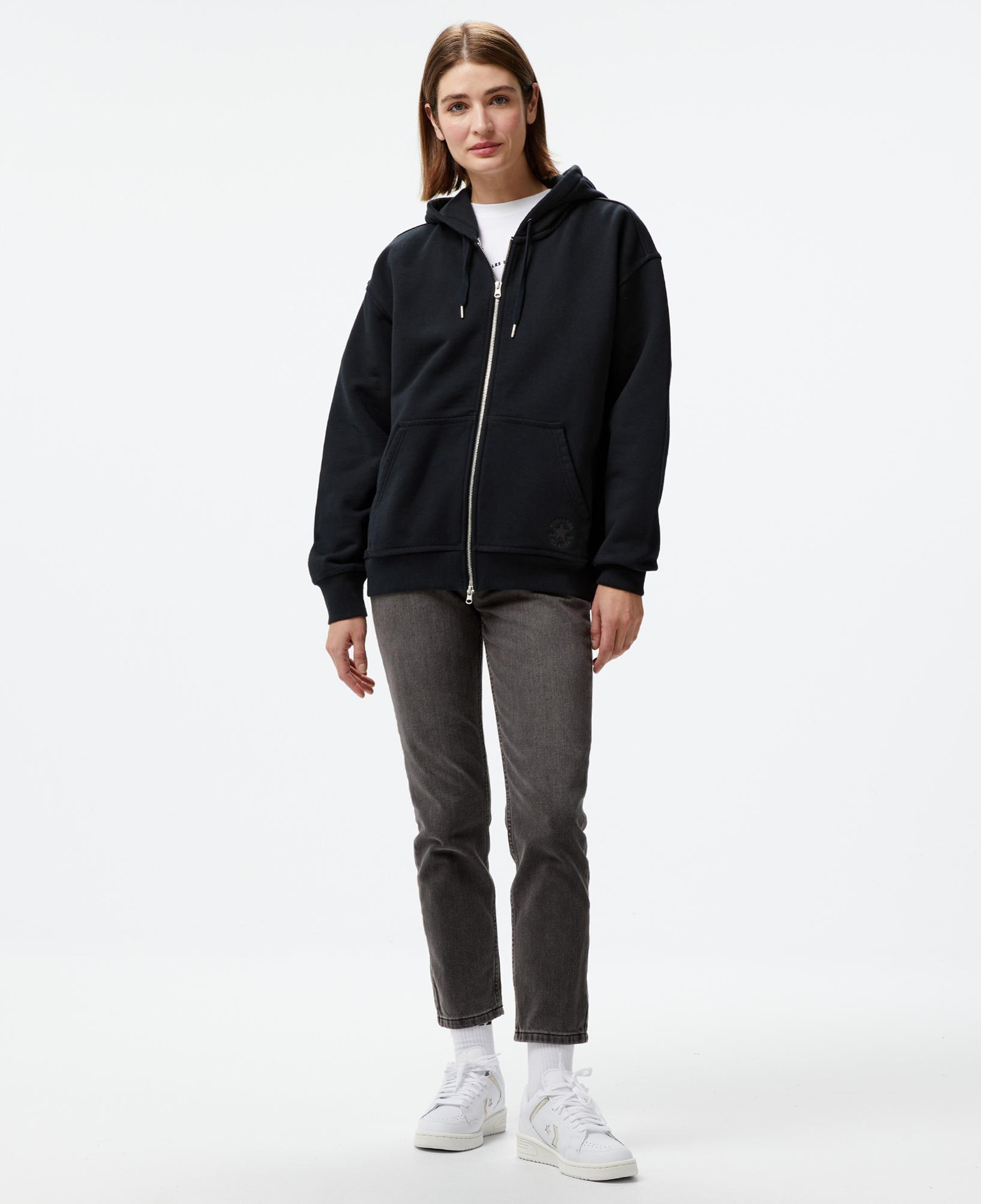 Converse Classic Unisex Siyah Sweatshirt