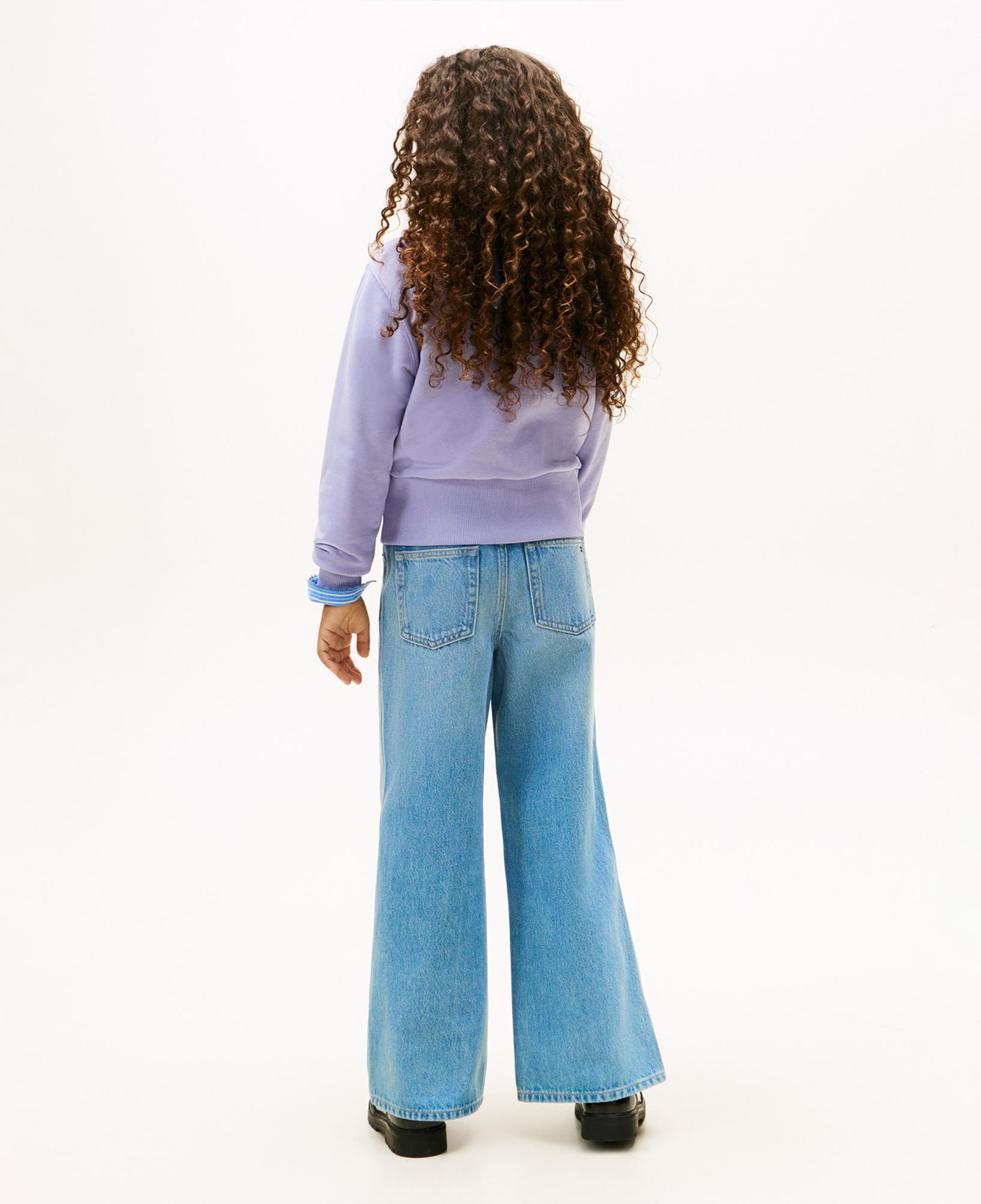 Tommy Hilfiger Graphic Çocuk Mavi Sweatshirt