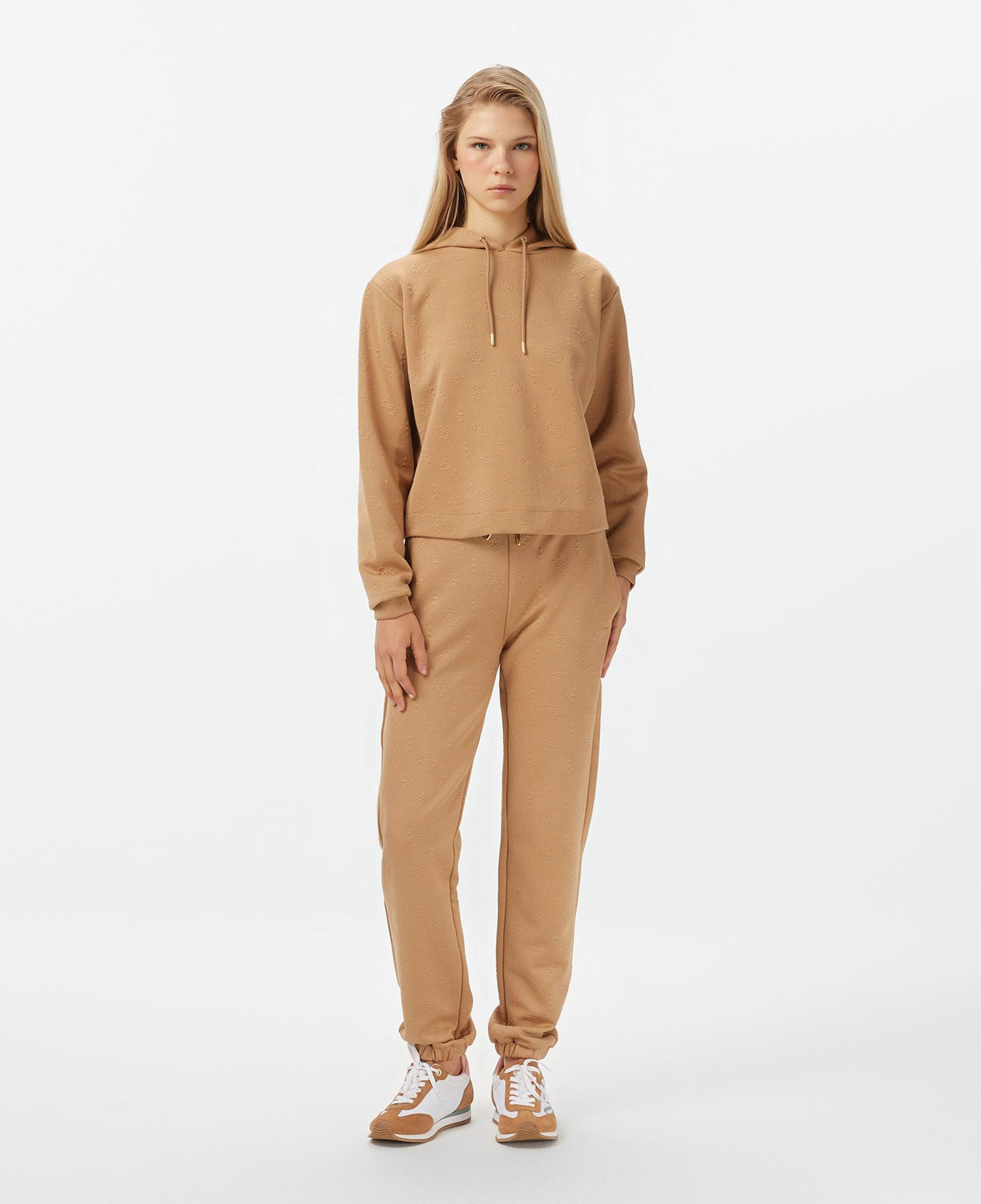 Guess Peony Kadın Kahverengi Hoodie