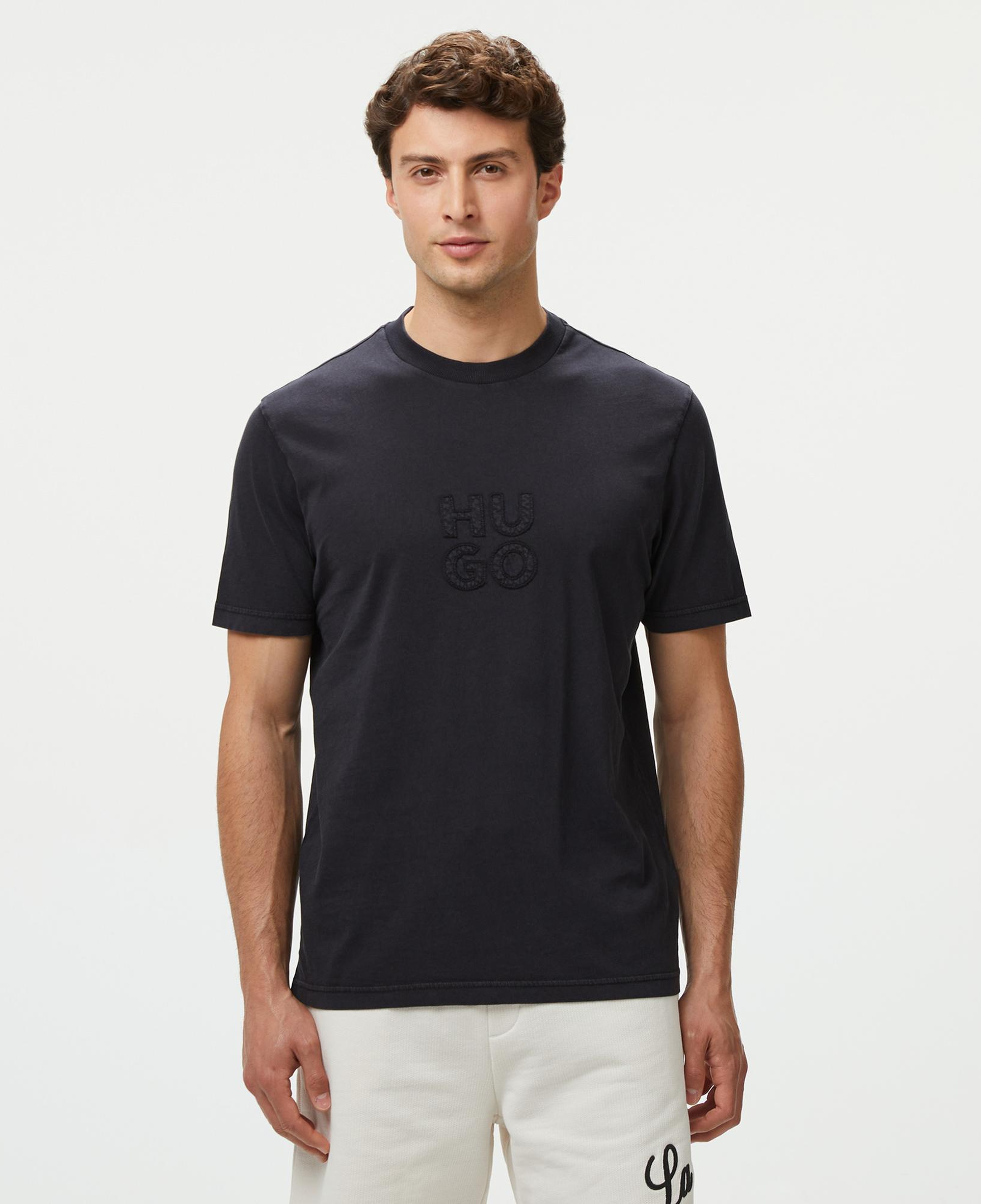 Hugo Dustress Erkek Siyah T-Shirt