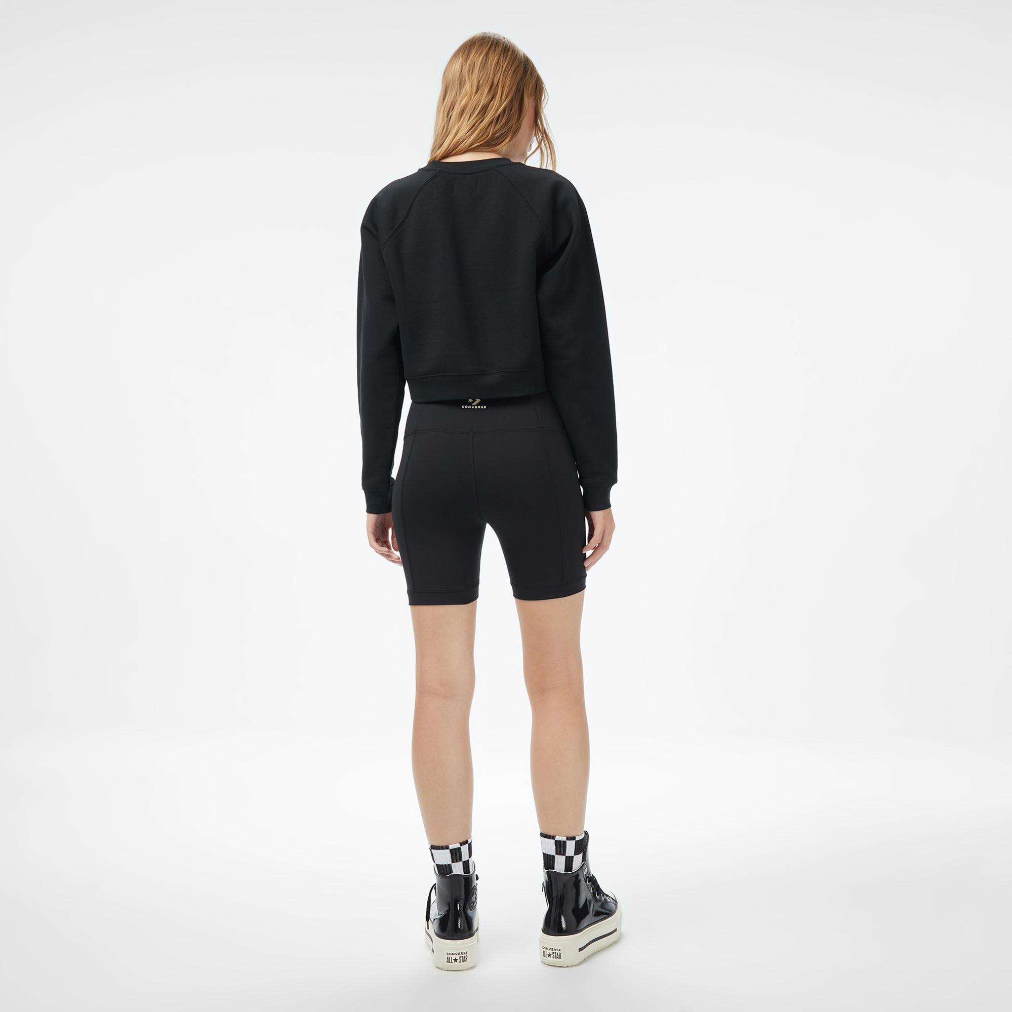 Converse Kadın Siyah Kısa Tayt