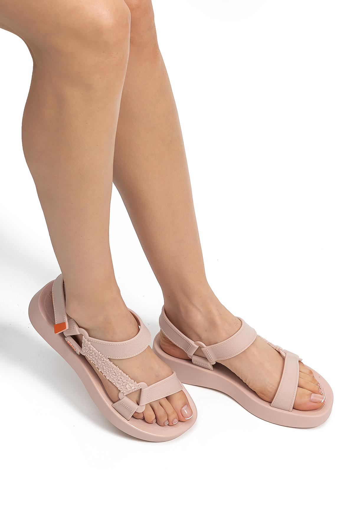 Primavera Papete Kadın Sandalet Pudra 35/42