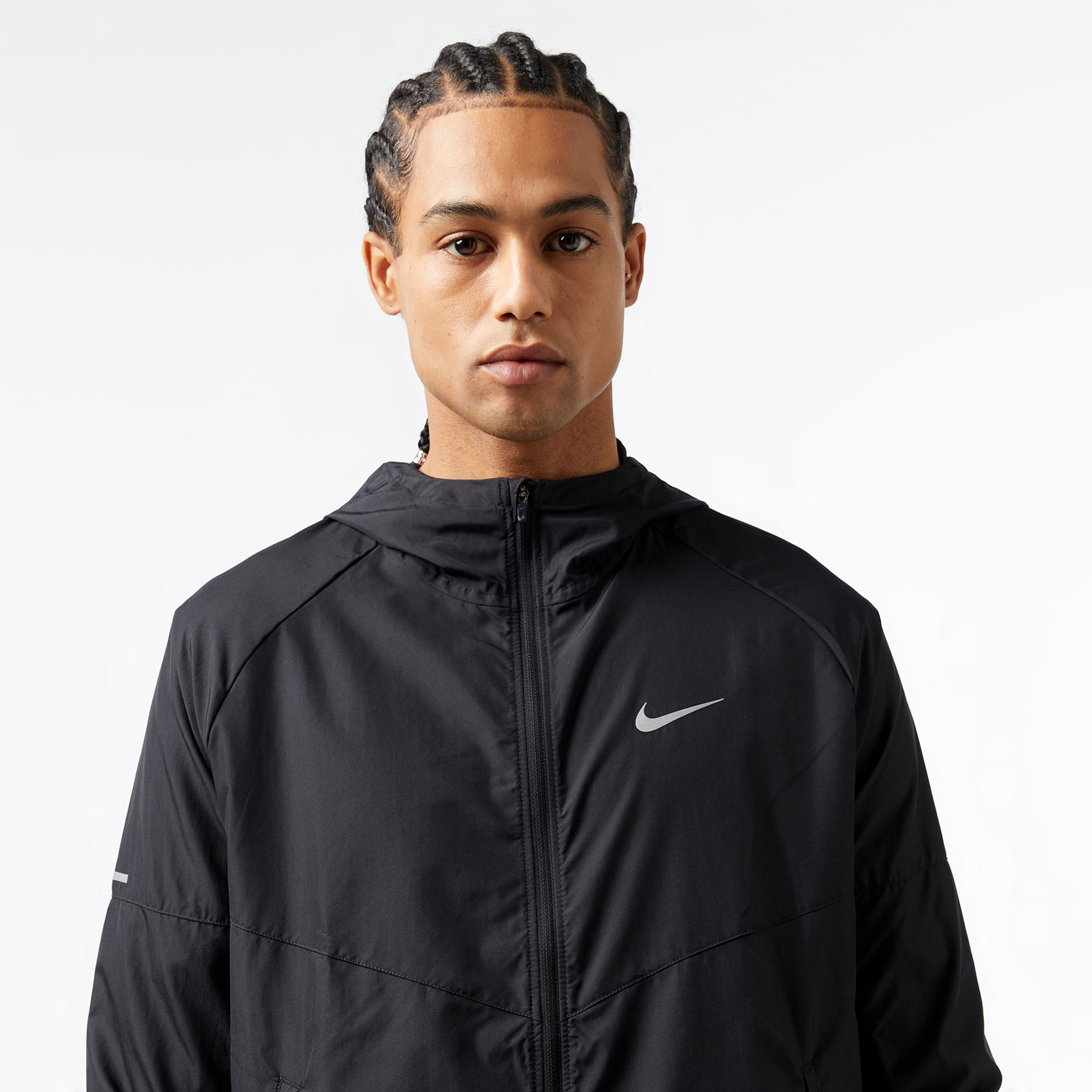 Nike Repel Miler Erkek Siyah Rüzgarlık