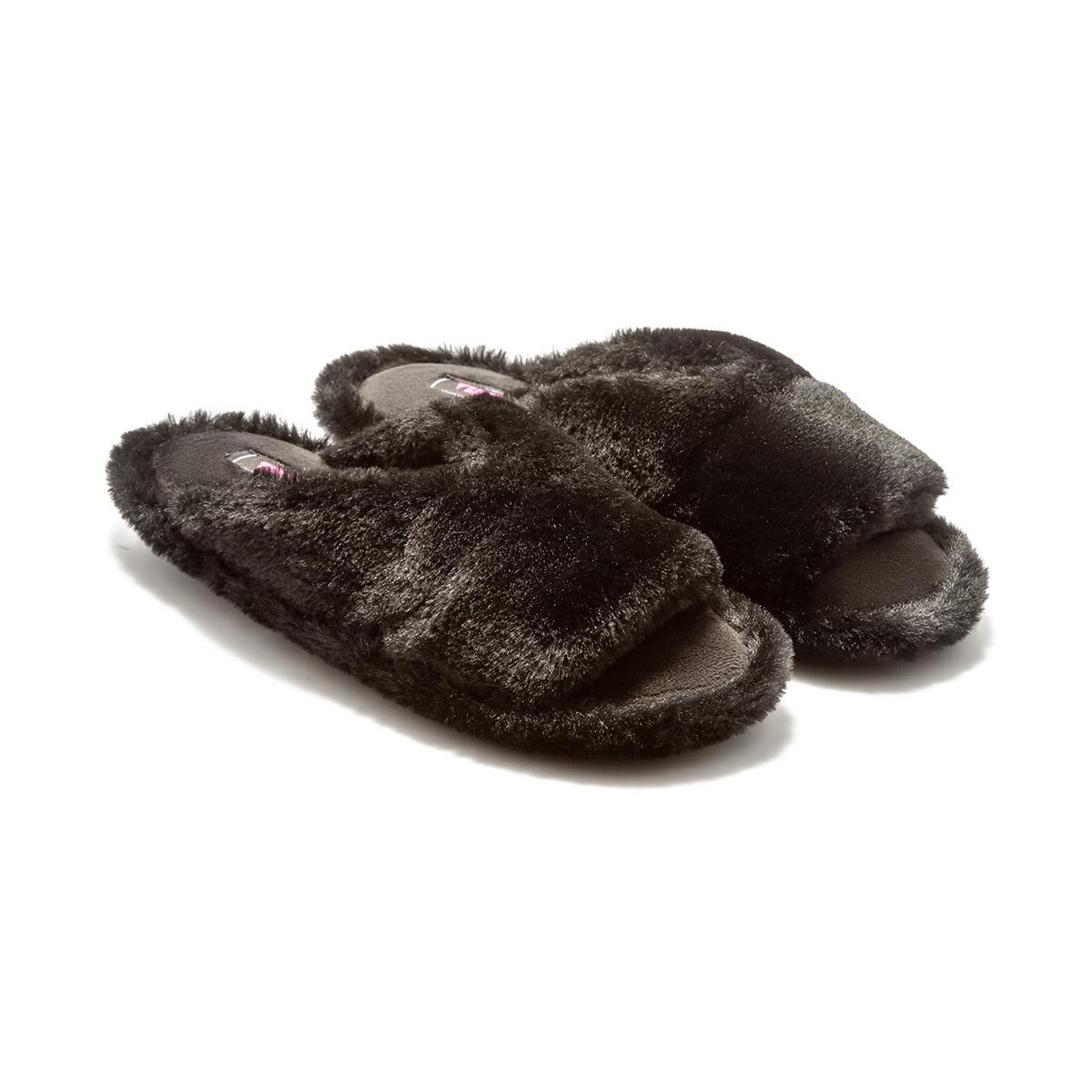 Moli Peluş Kadın Ev Terliği Siyah 36/41