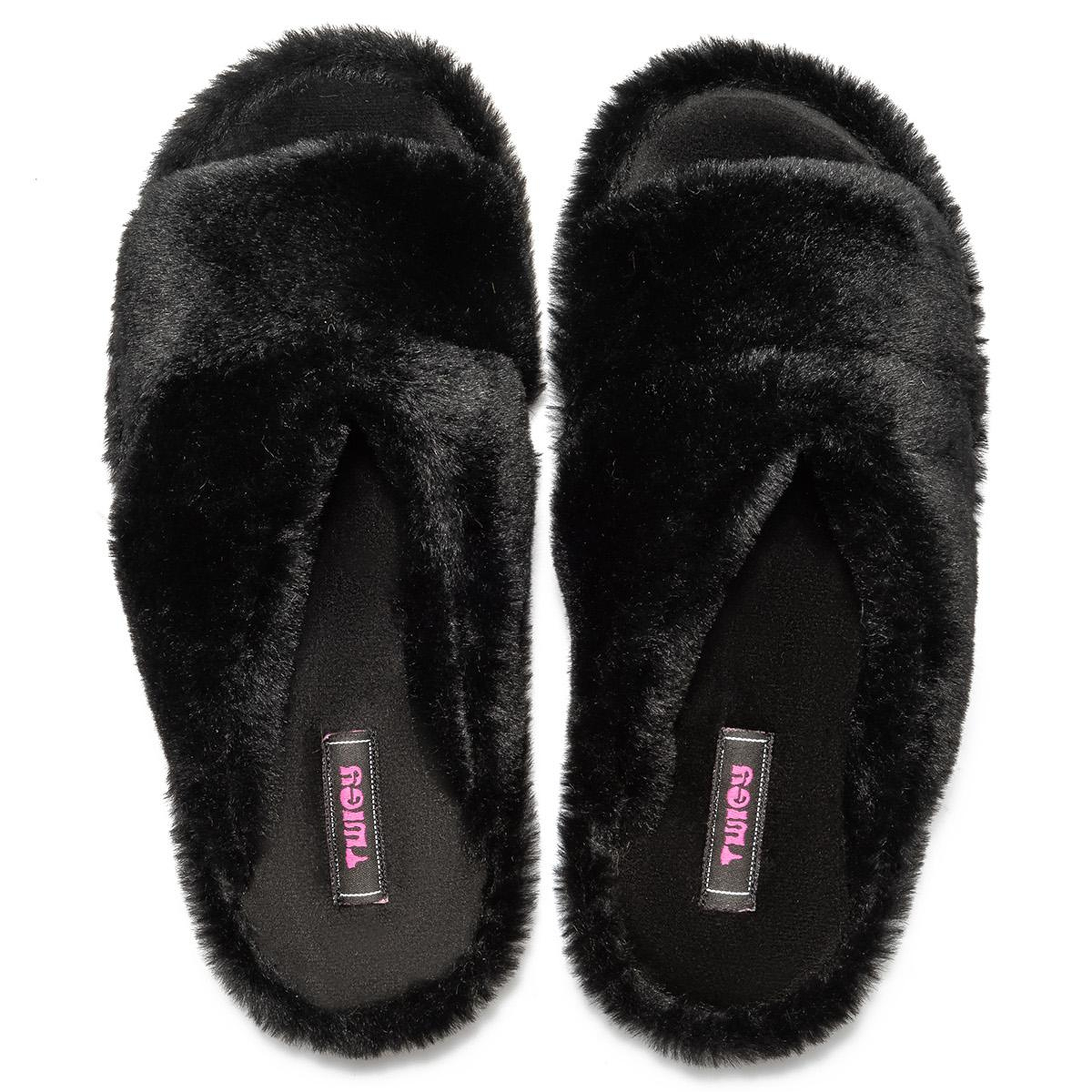 Moli Peluş Kadın Ev Terliği Siyah 36/41