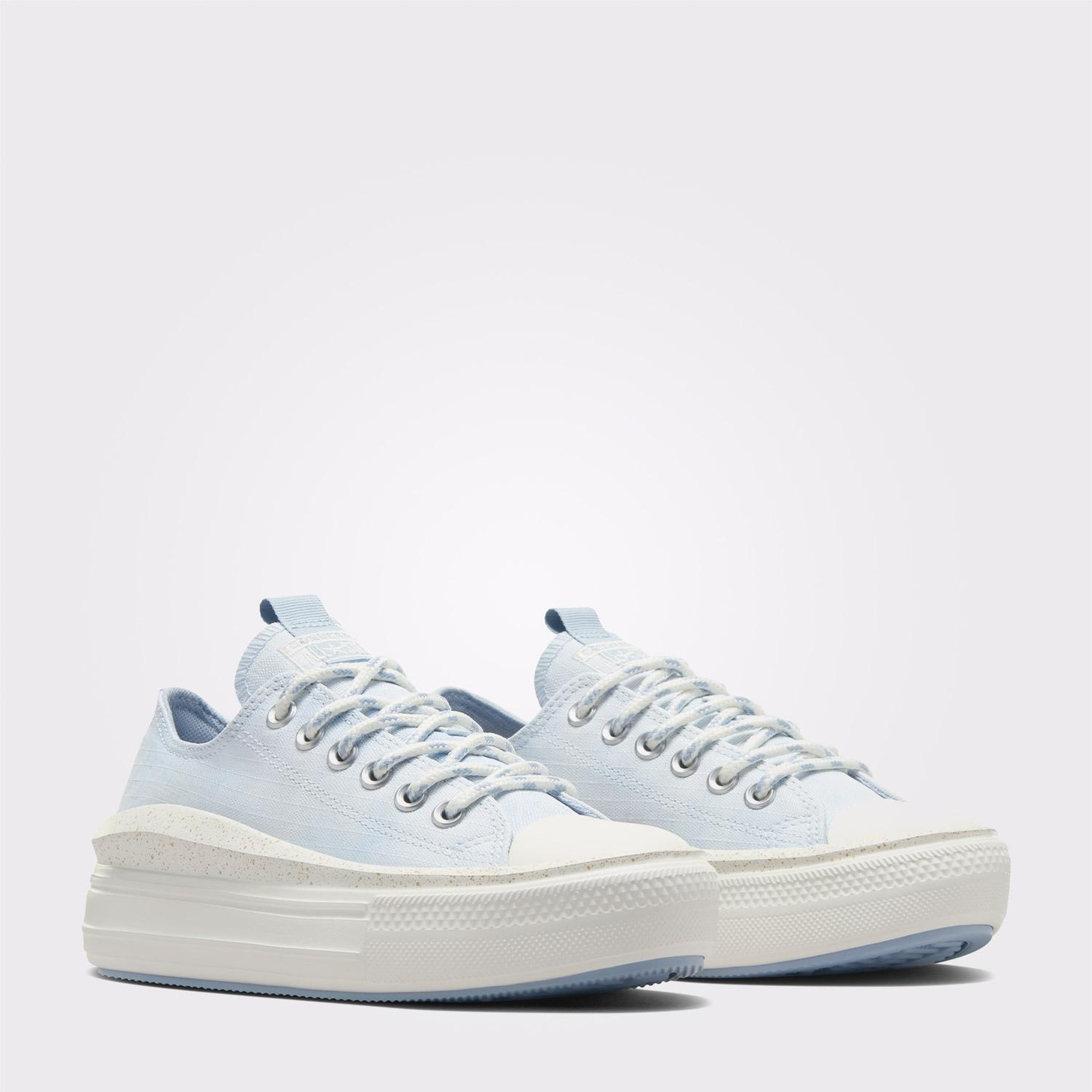 Converse Chuck Taylor All Star Move Kadın Mavi Platform Sneaker