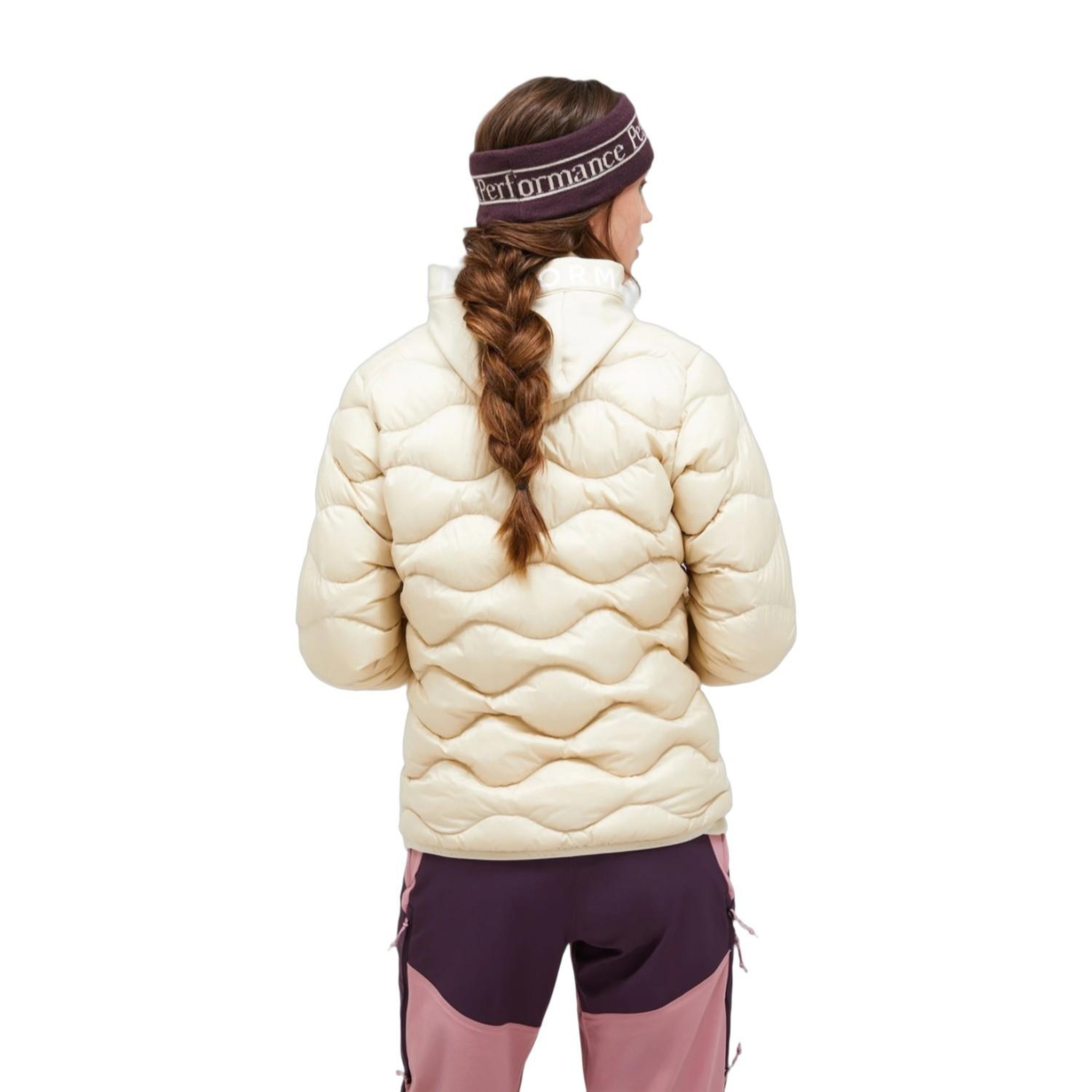 Peak Performance Helium Down Jacket Kadın Bej Outdoor Ceketi
