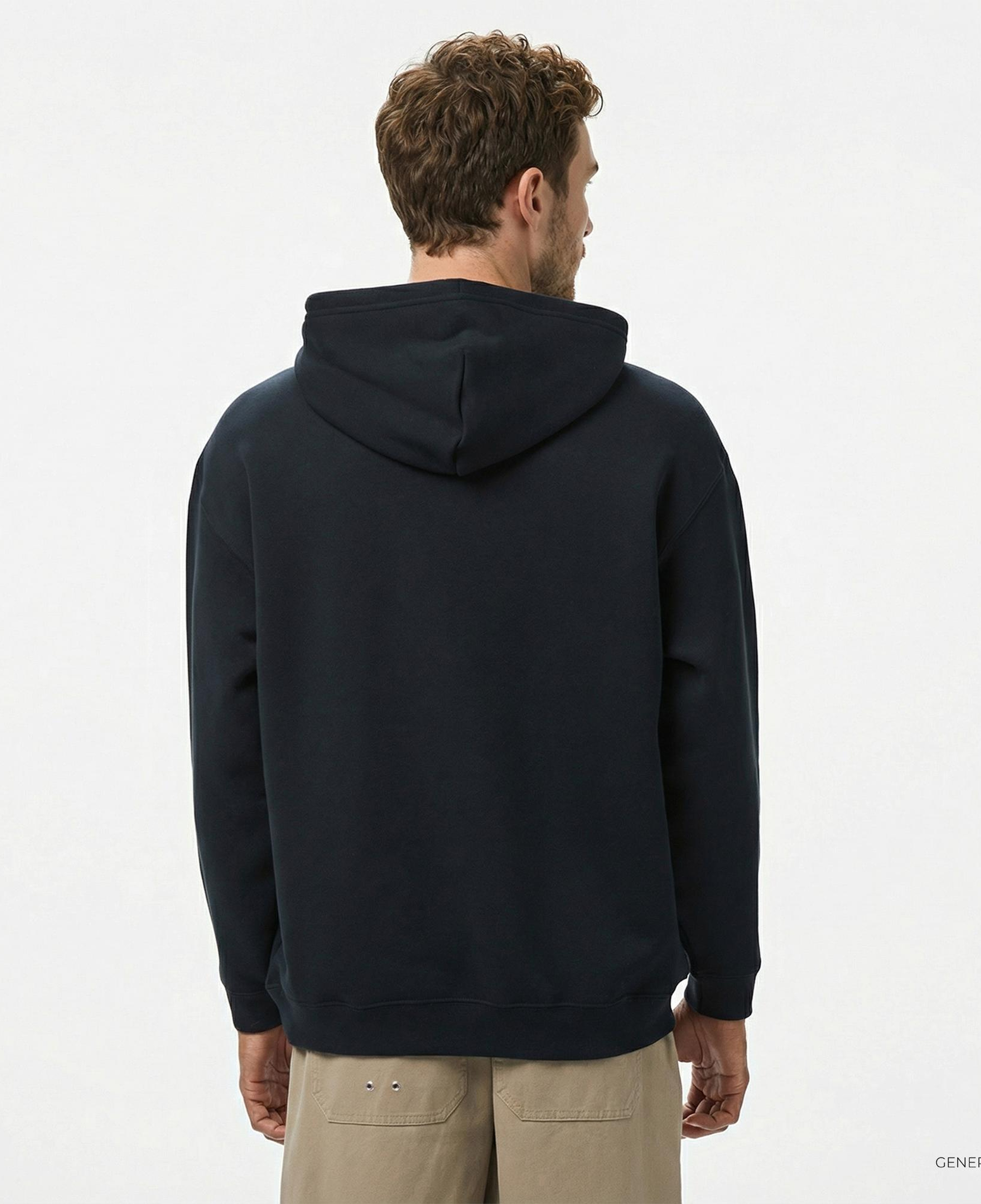 Converse Erkek Loose Fit Siyah Hoodie