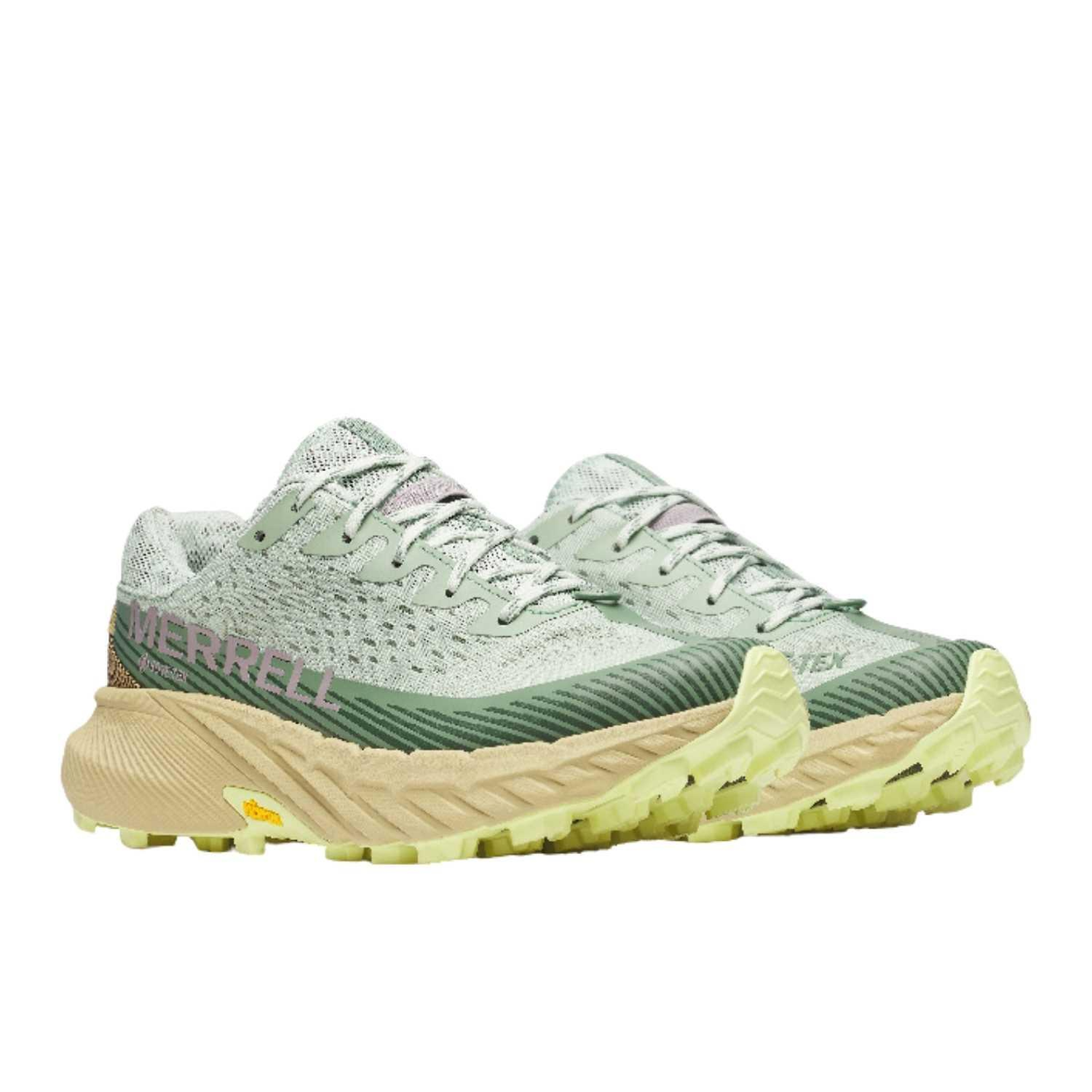 Merrell Agility Peak 5 Gore-Tex Kadın Yeşil Patika Koşusu Ayakkabısı