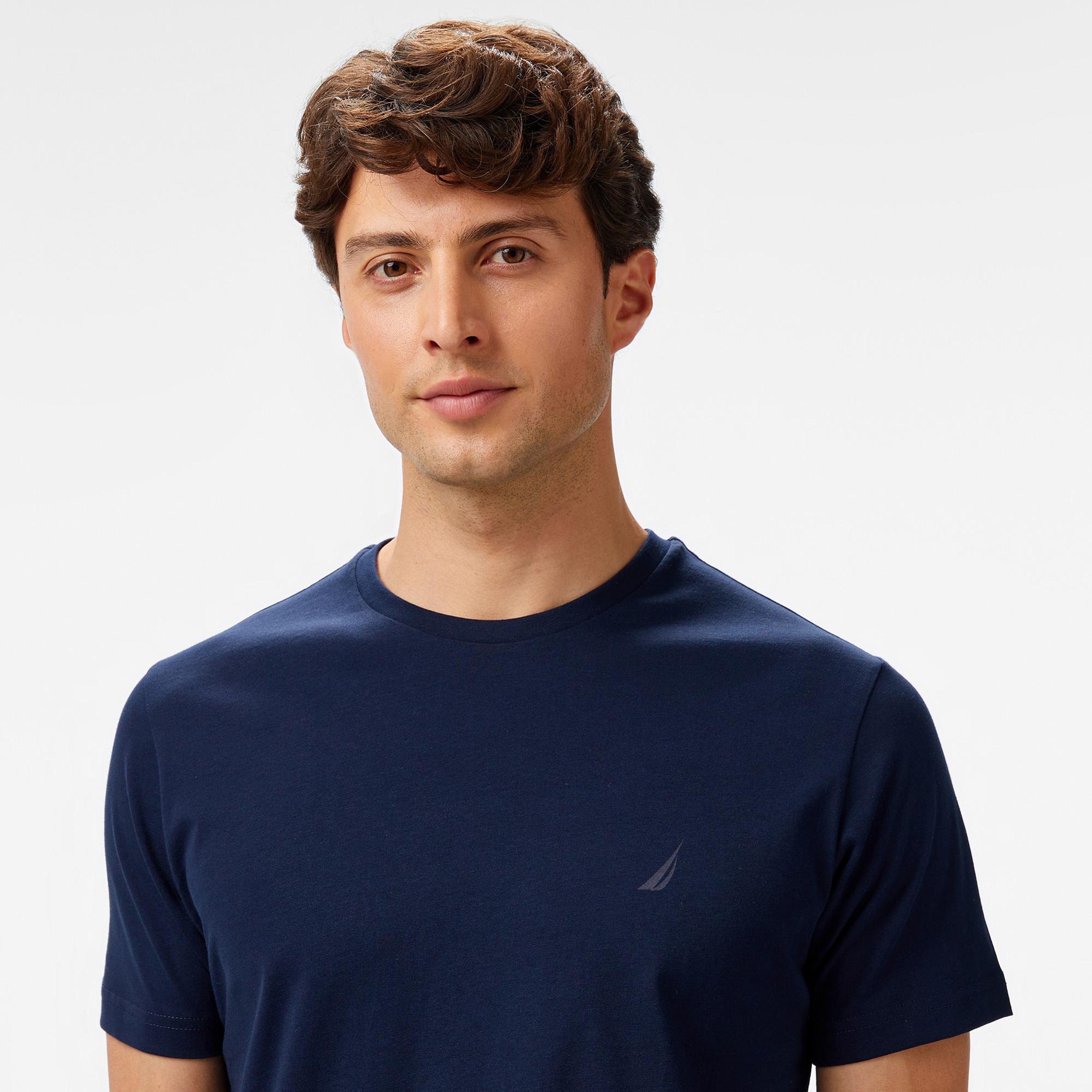 Nautica Erkek Lacivert Regular Fit T-Shirt