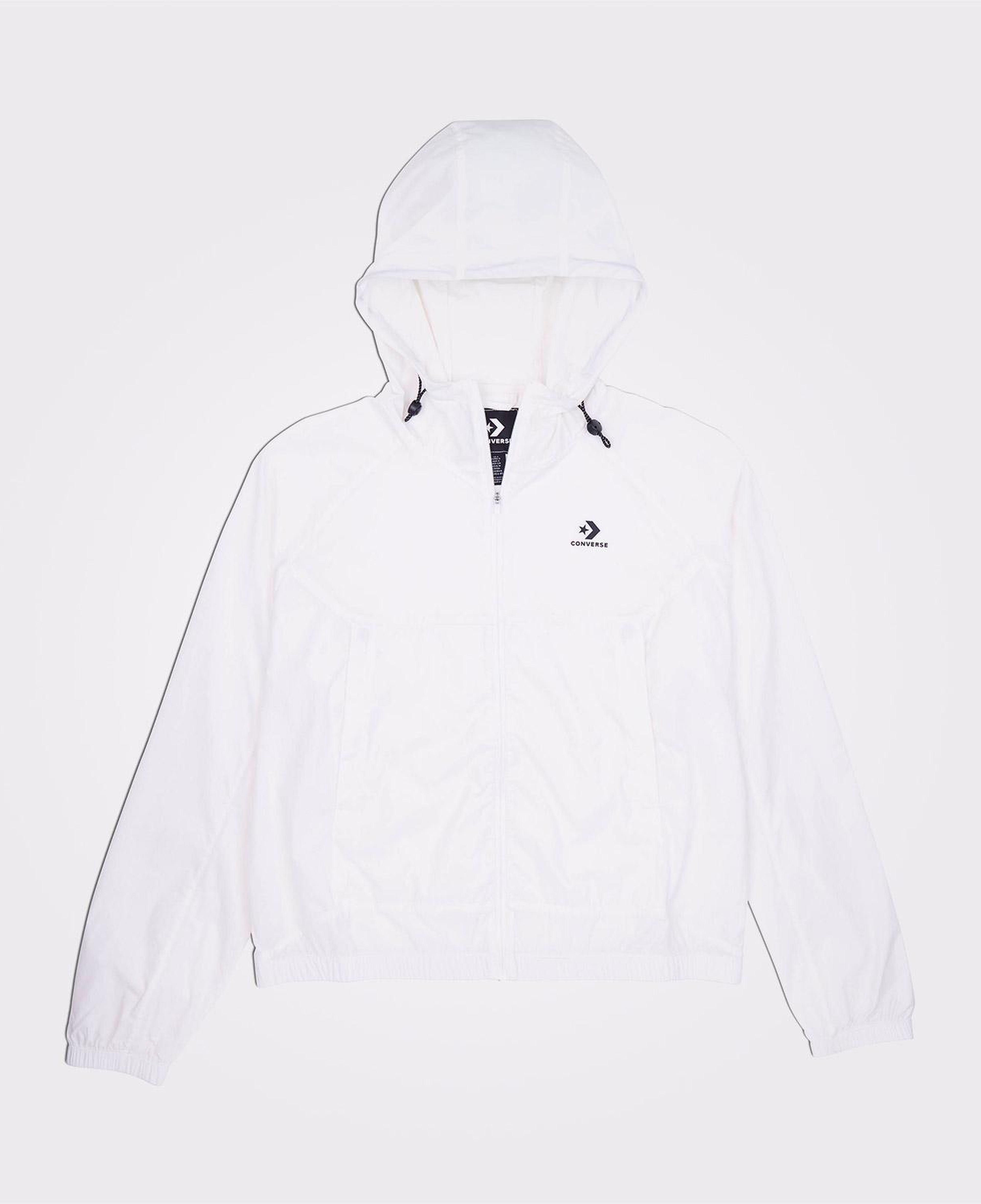 Converse Kadın Renk Bloklu Beyaz Rüzgarlık