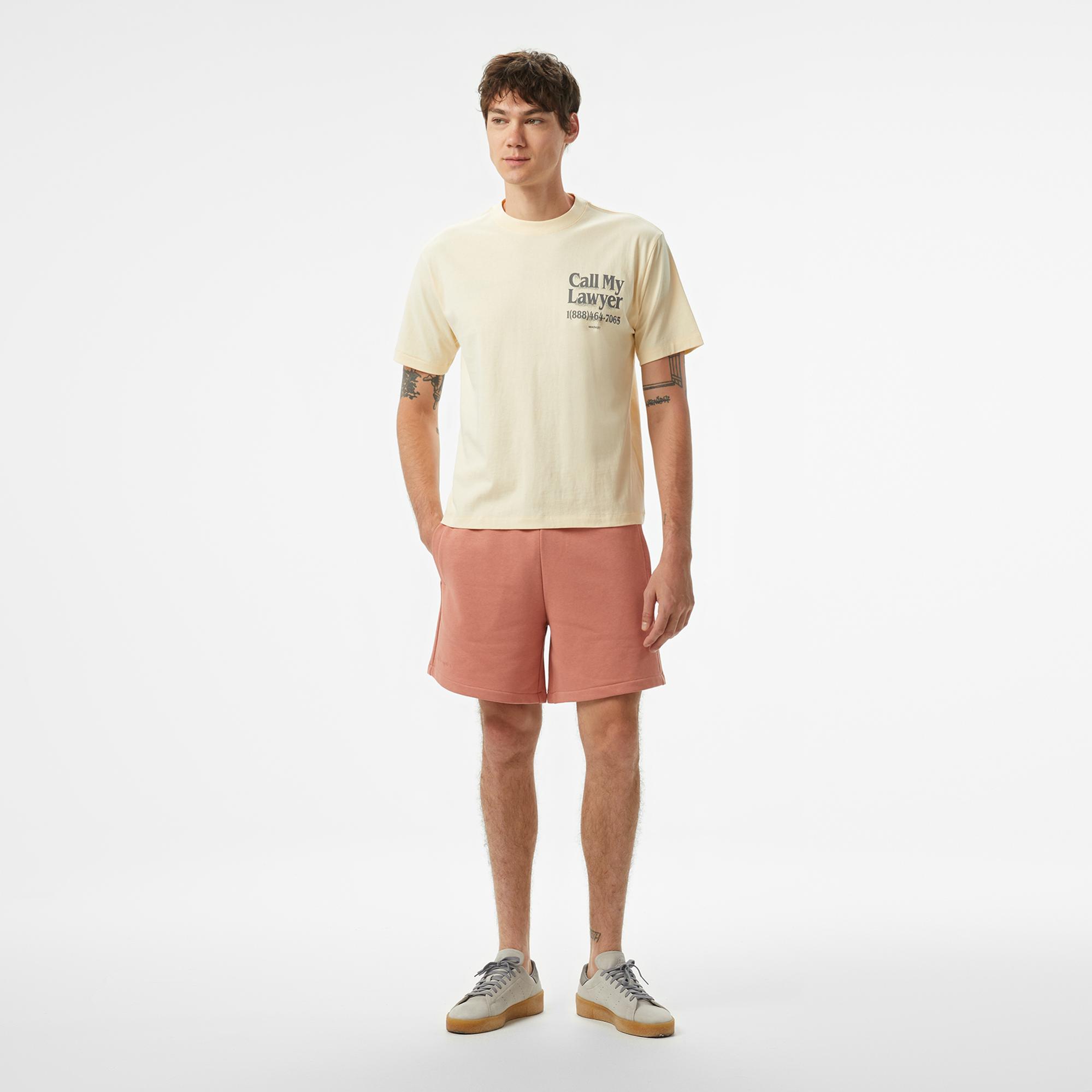 The Market 'Call My Lawyer' Erkek Bej T-Shirt