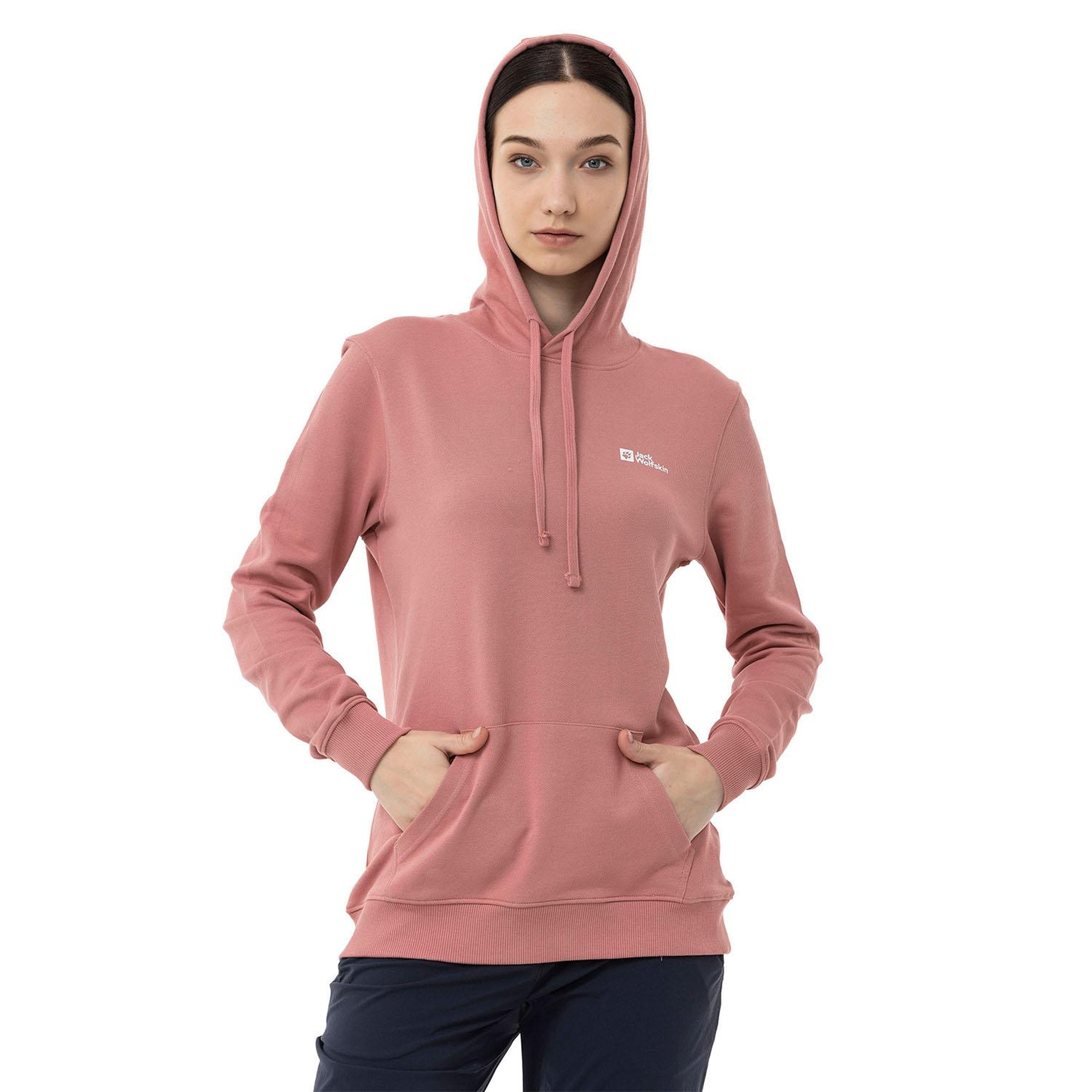 Jack Wolfskin Alice Hoody Kadın Pembe Sweatshirt