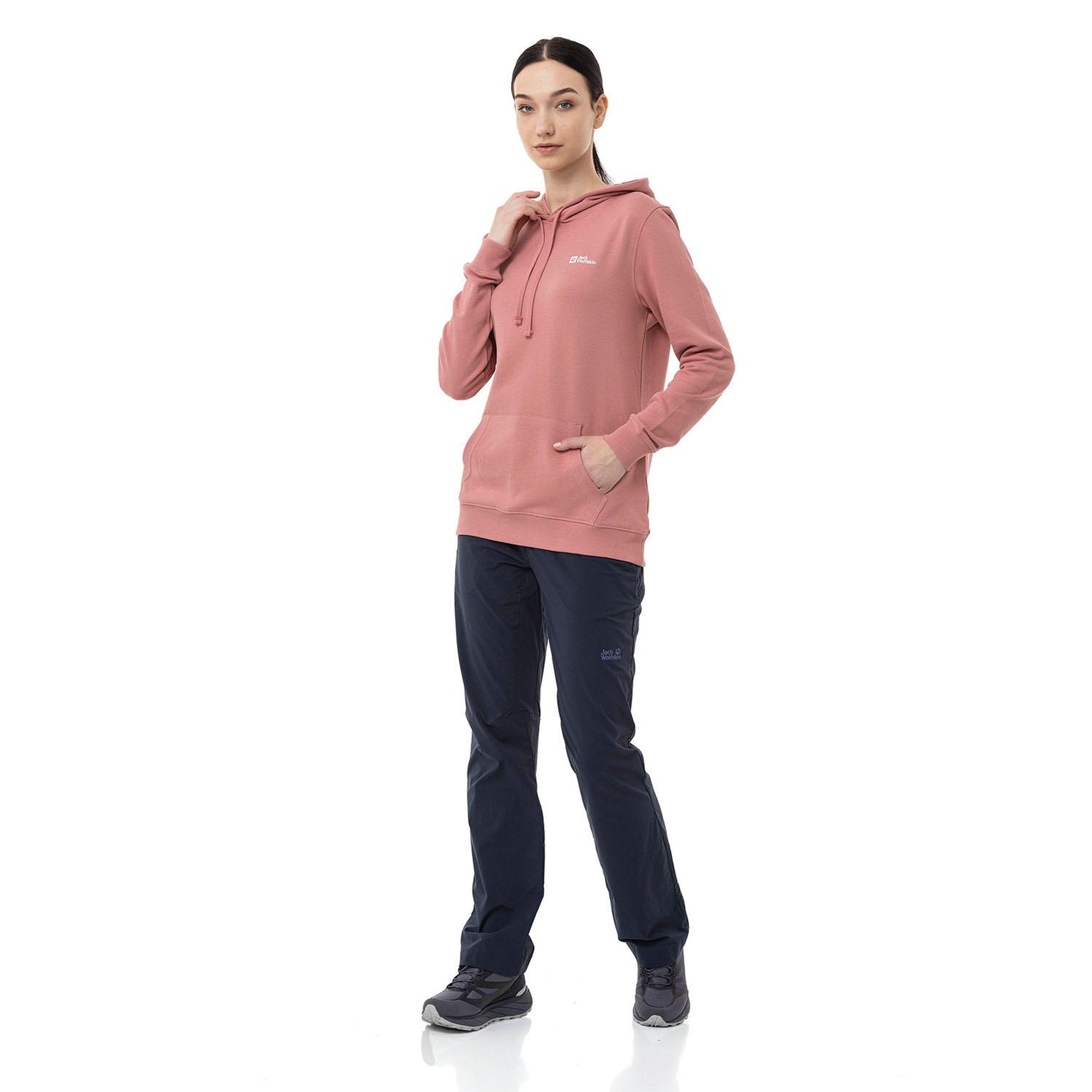 Jack Wolfskin Alice Hoody Kadın Pembe Sweatshirt