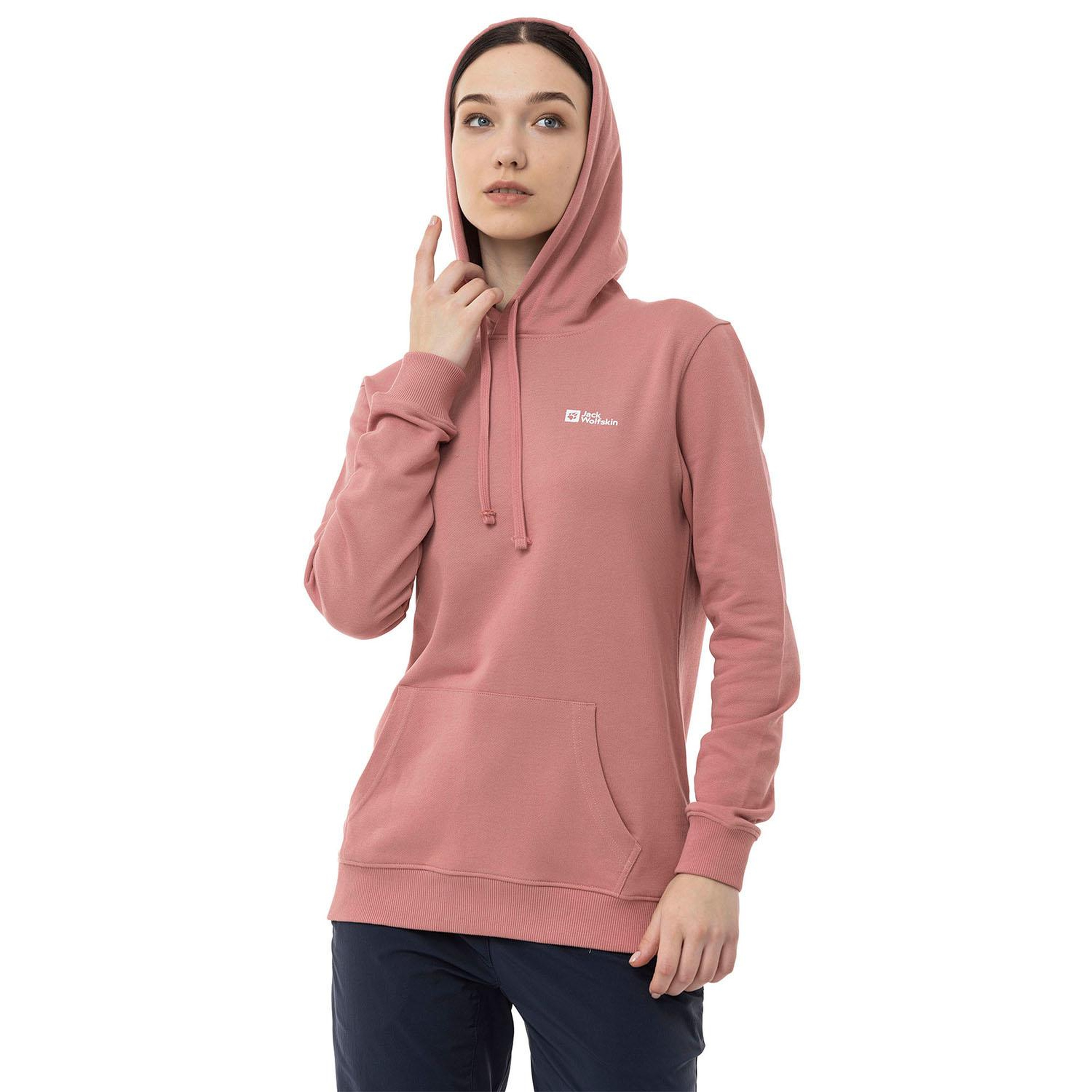 Jack Wolfskin Alice Hoody Kadın Pembe Sweatshirt