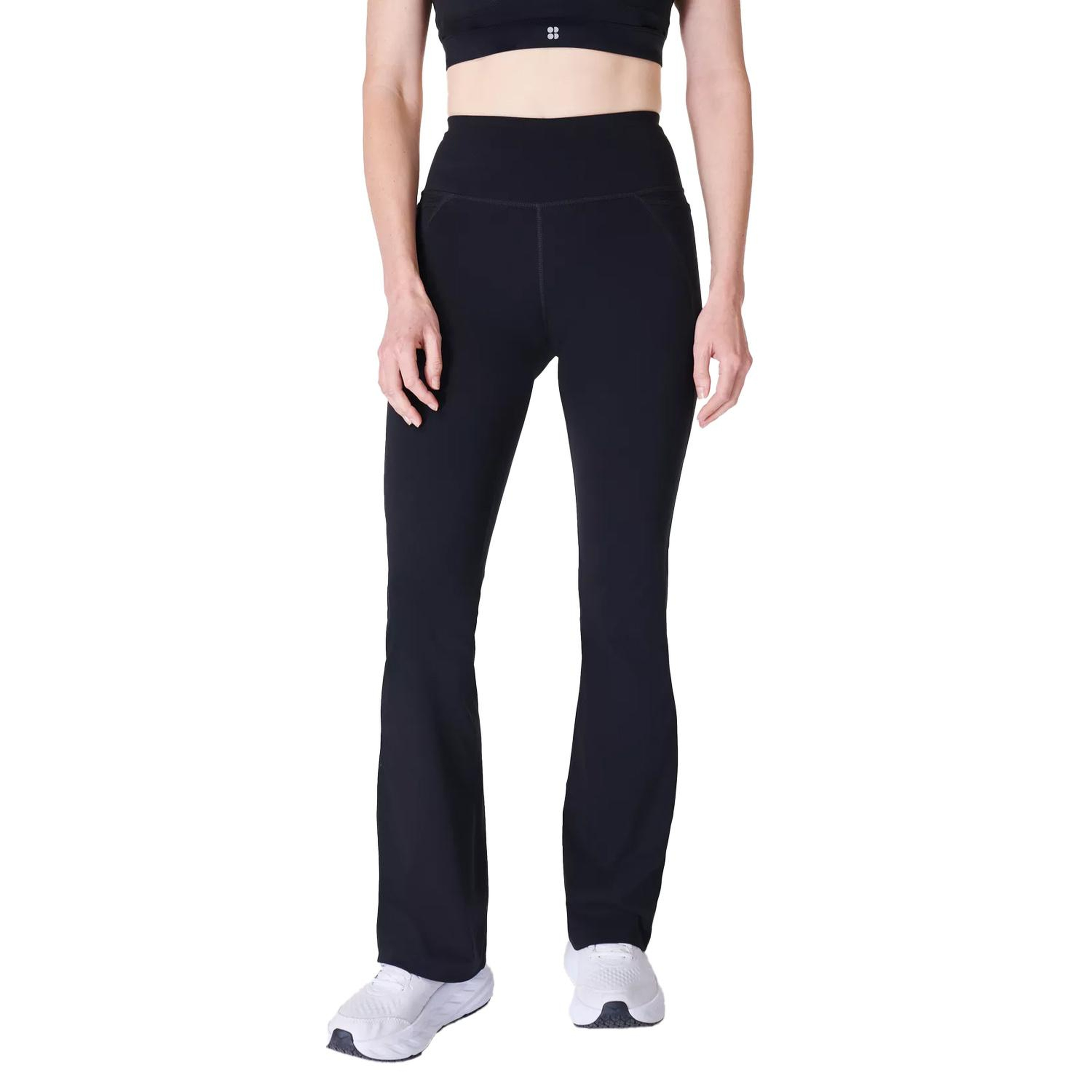 Sweaty Betty Power 30 Workout Boot Cut Trouser Kadın Siyah Pantolon