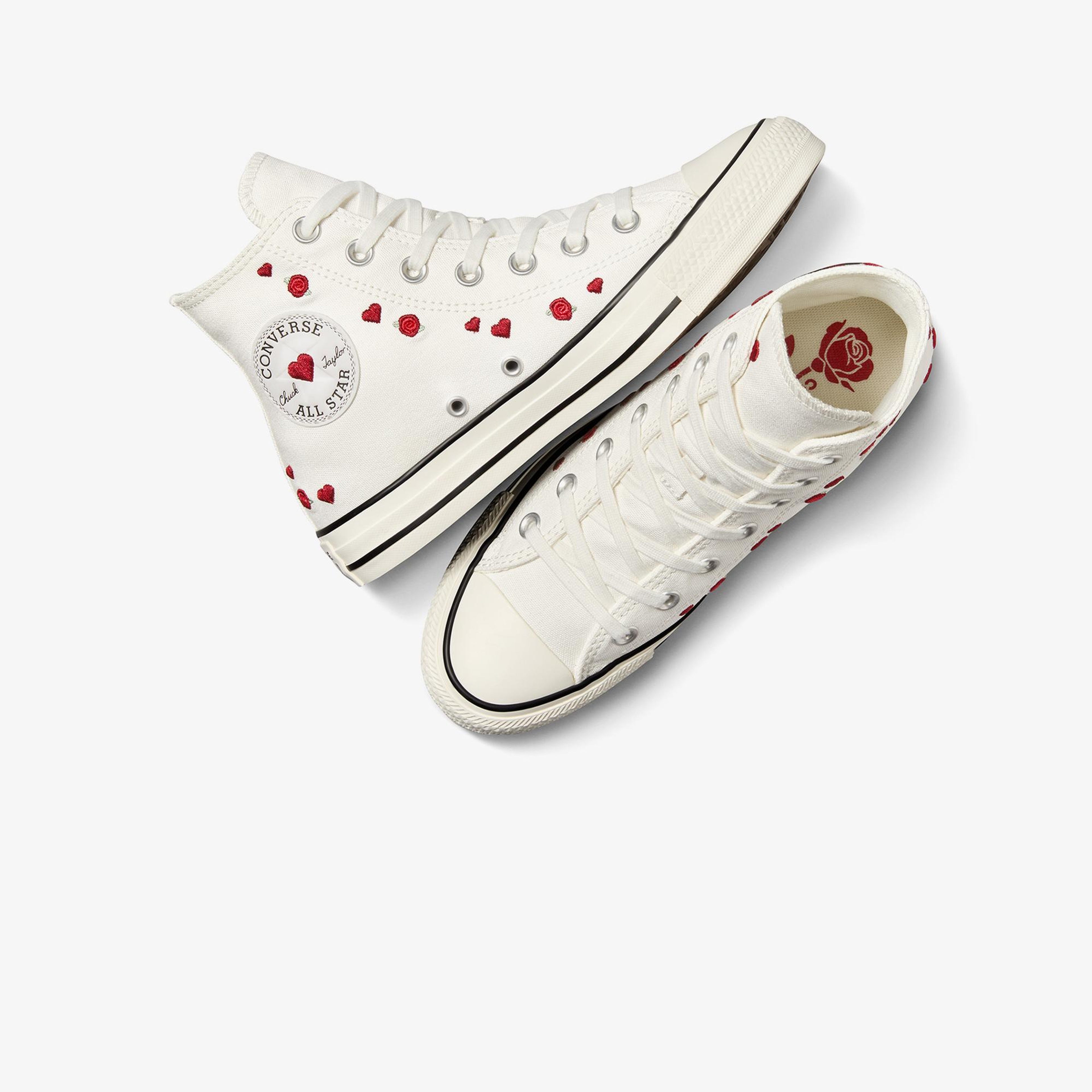 Converse Chuck Taylor All Star Roses Unisex Beyaz Sneaker