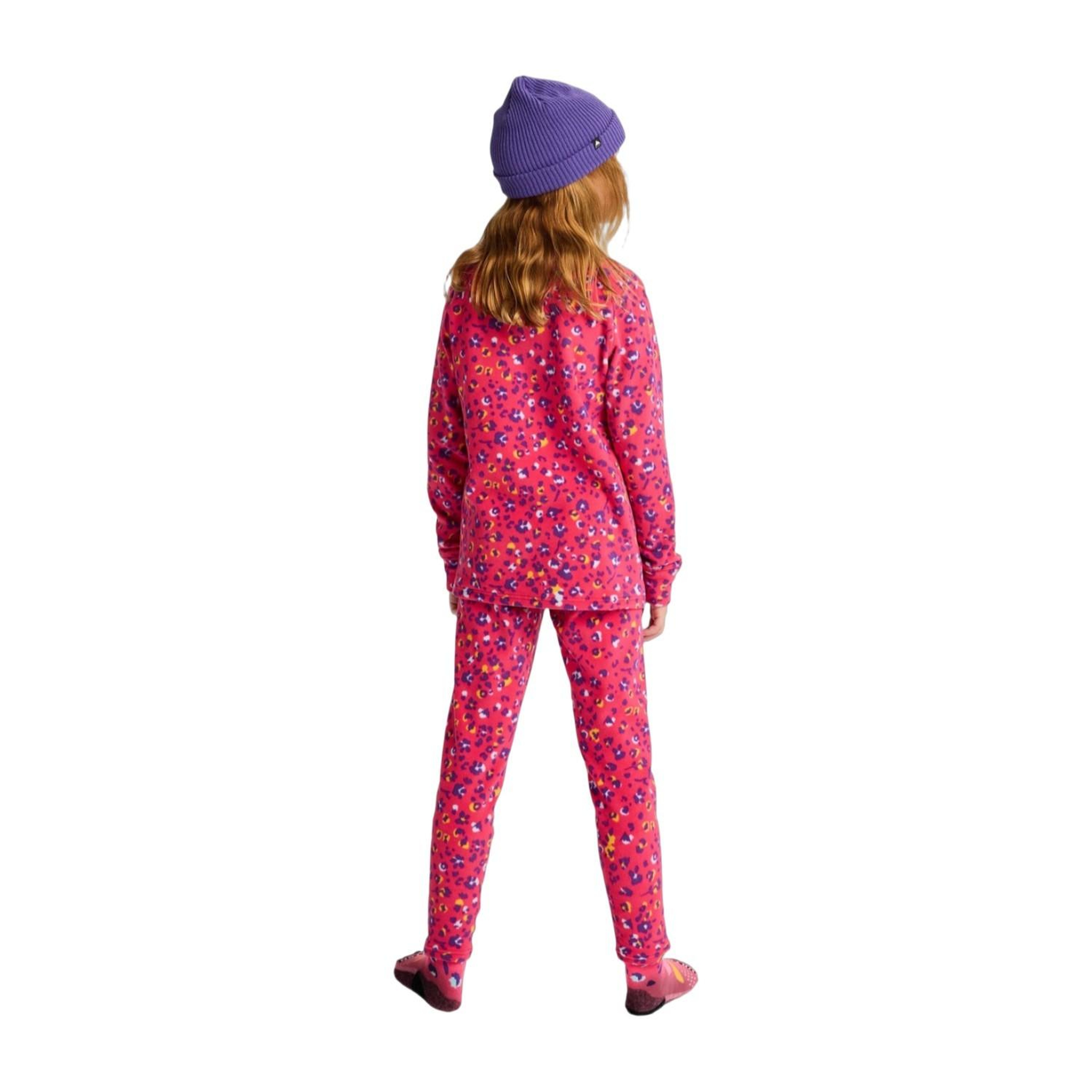 Burton Fleece Base Layer Set Unisex Çocuk Pembe Içlik Set
