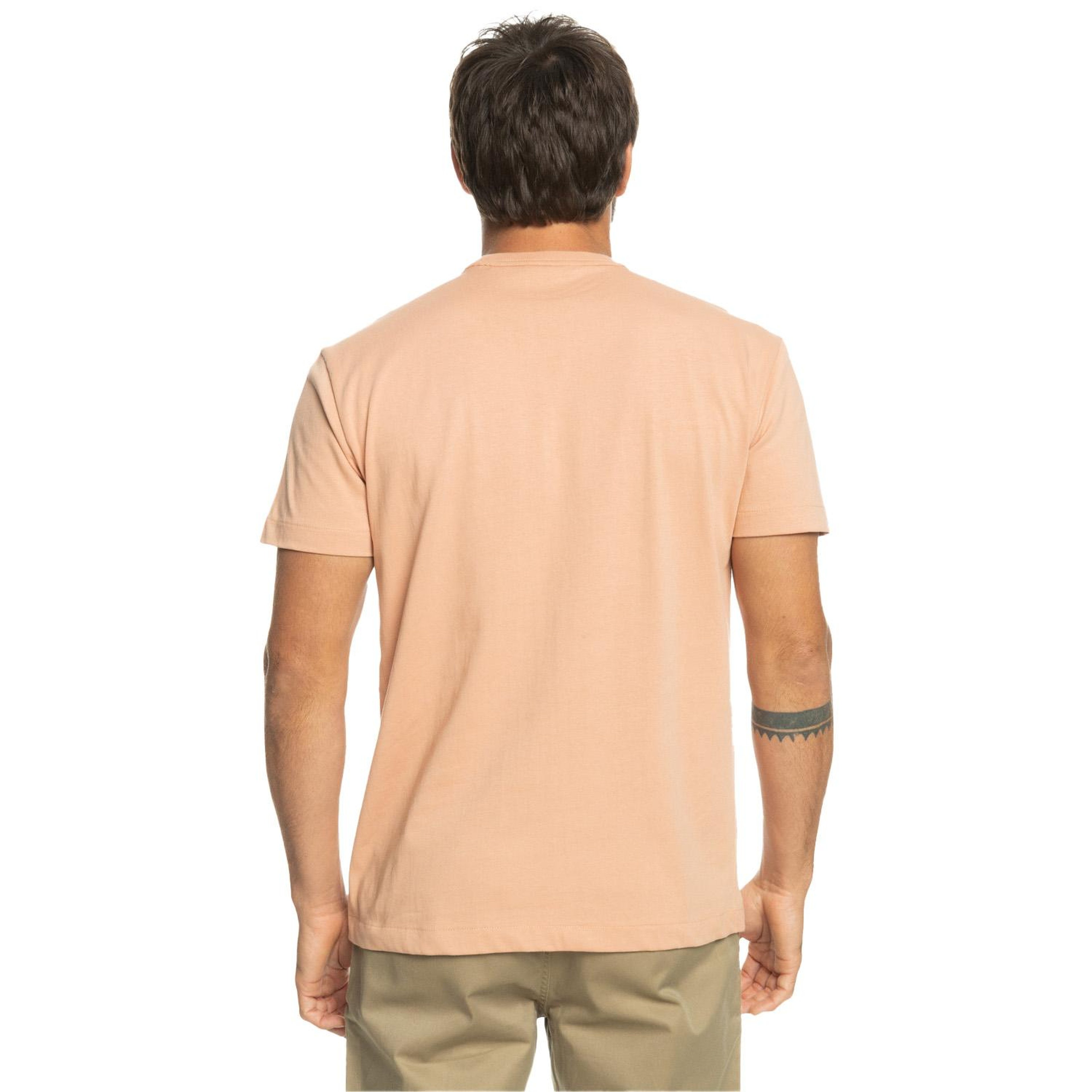 Quiksilver Essentials Erkek Kahverengi Tişört
