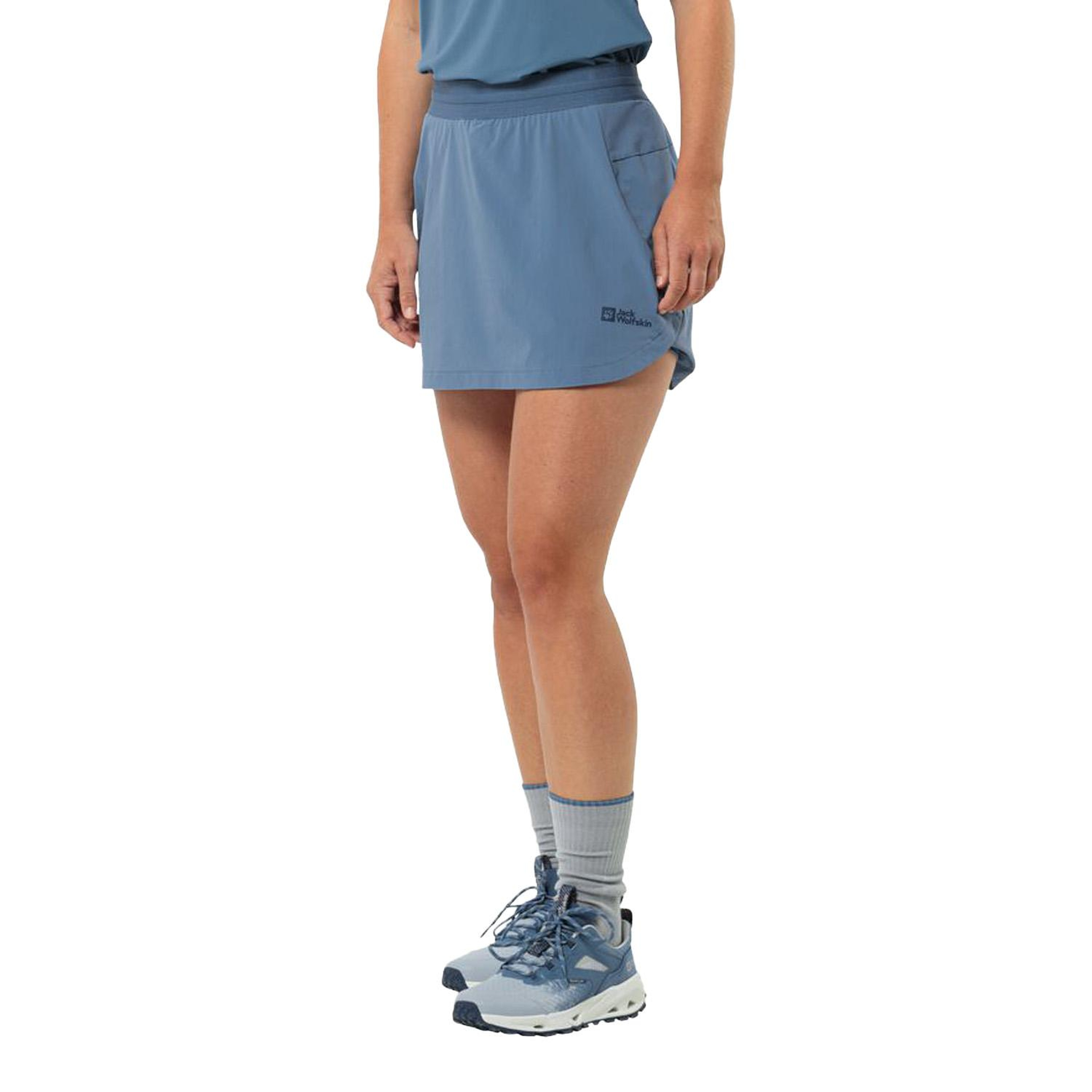 Jack Wolfskin Prelight Chill Skort Kadın Mavi Etek