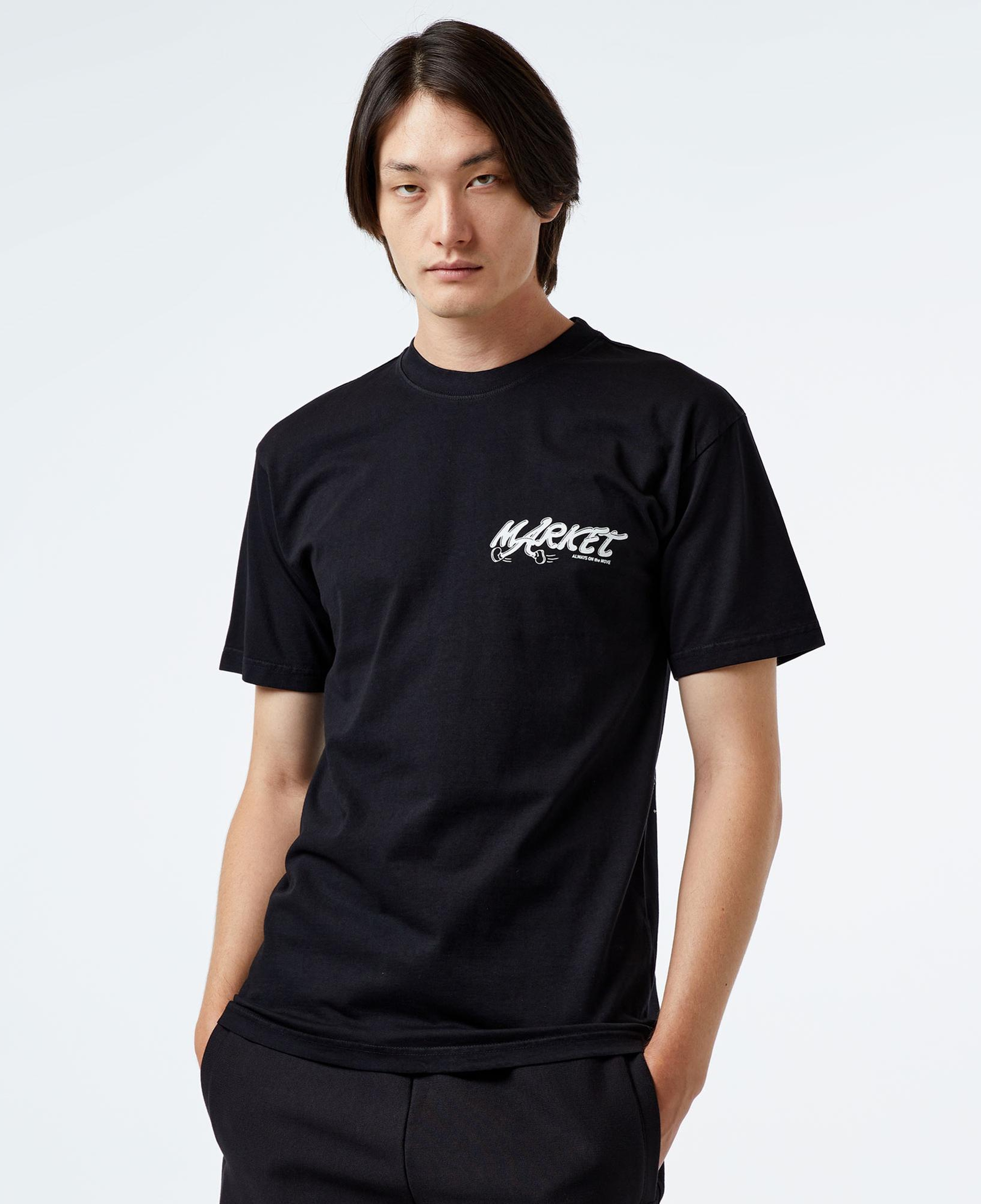 Market Audioman Erkek Siyah T-Shirt