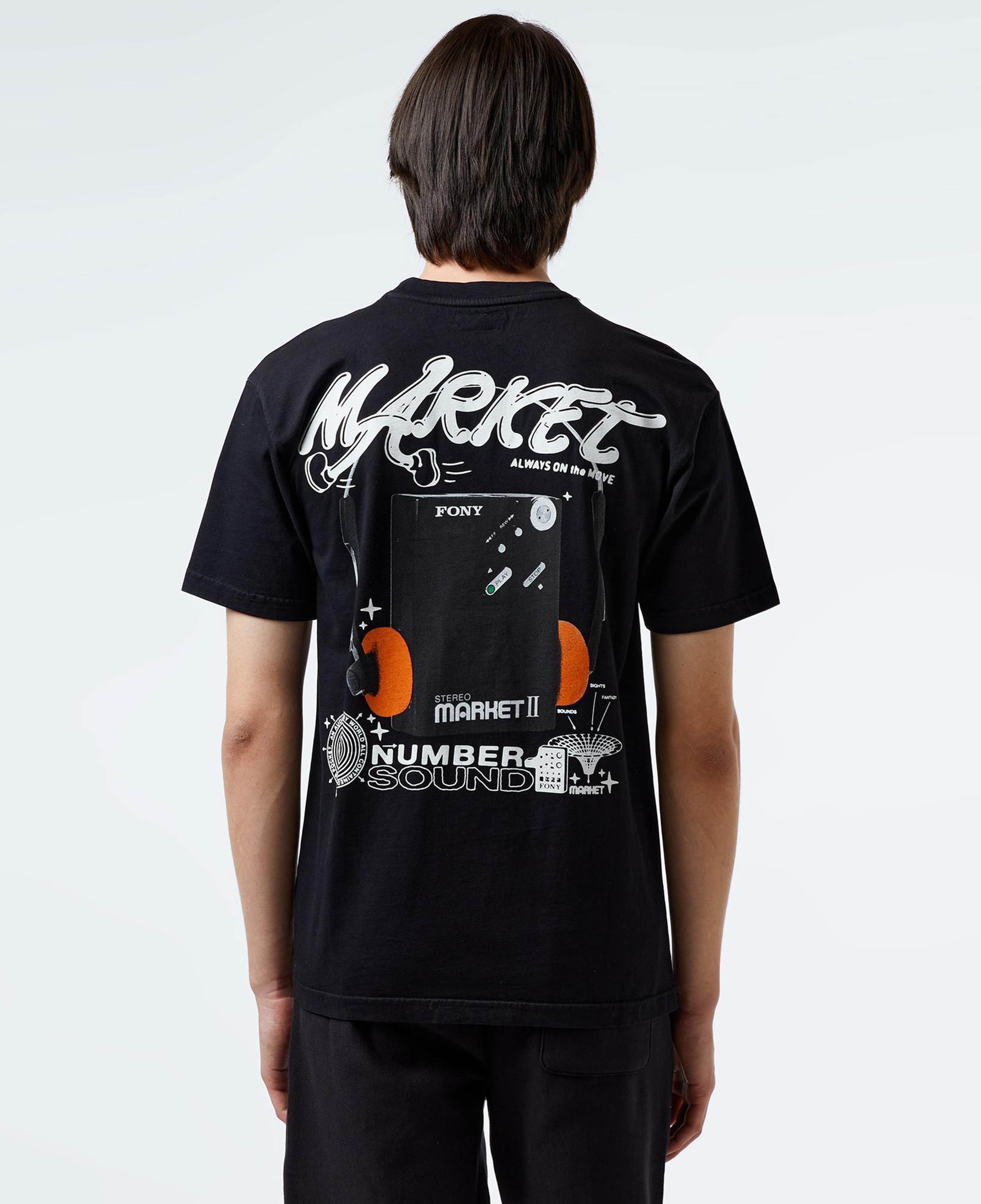Market Audioman Erkek Siyah T-Shirt